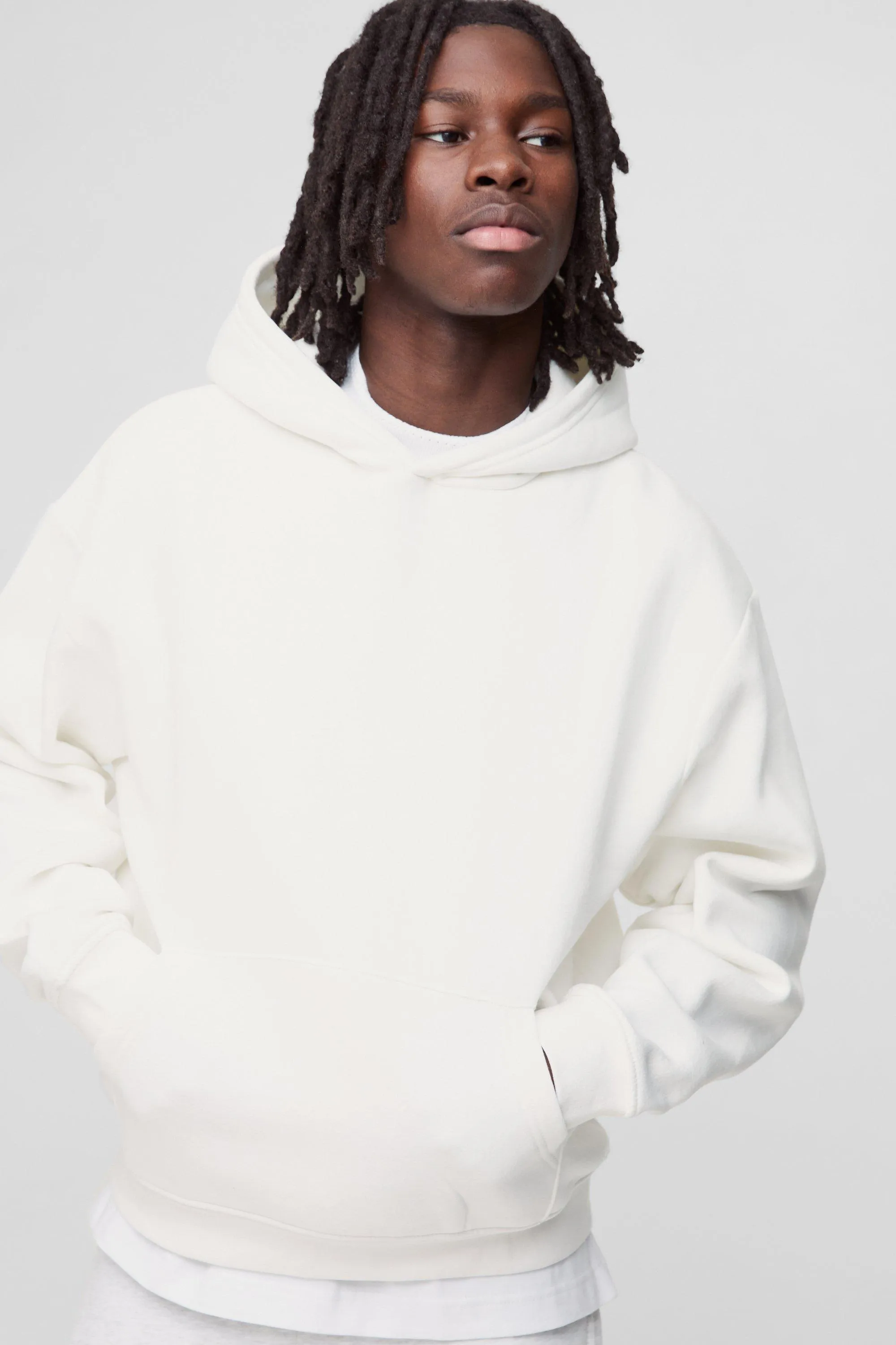 330GSM Oversized Boxy Basic Hoodie