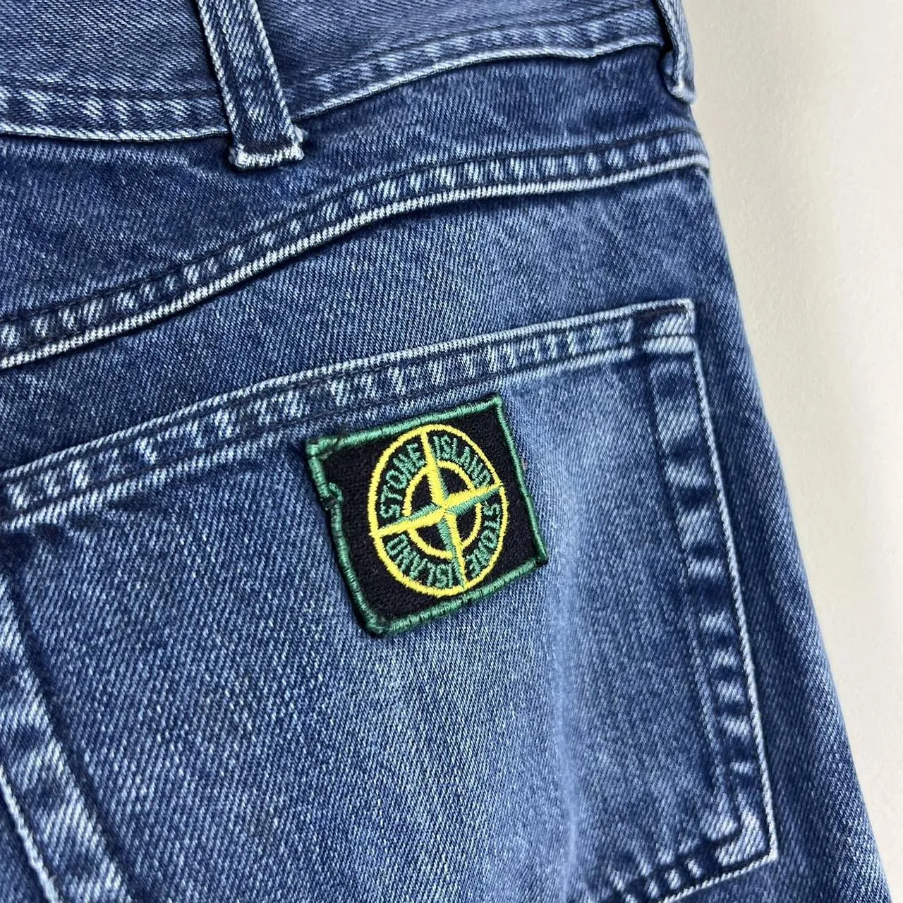 90’s Stone Island Compass Logo Jeans (W34)