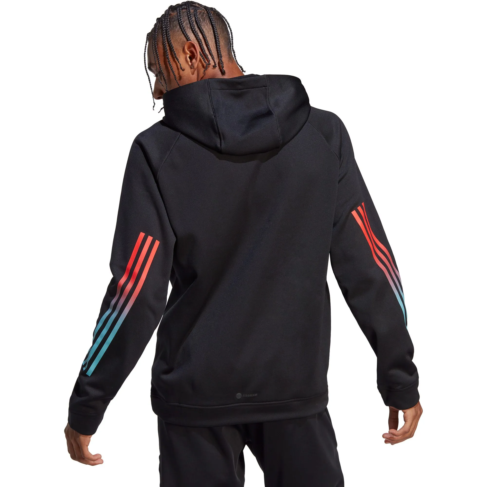 adidas - Train Icons 3-Stripes Training Hoodie Men black