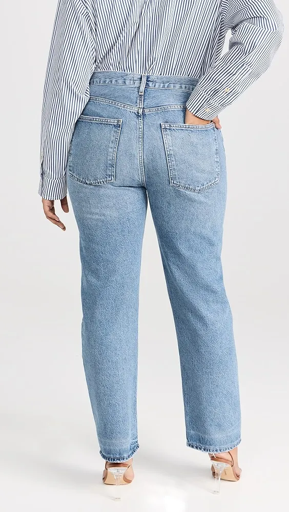 AGOLDE   90's Pinch Waist High Rise Straight Jeans 