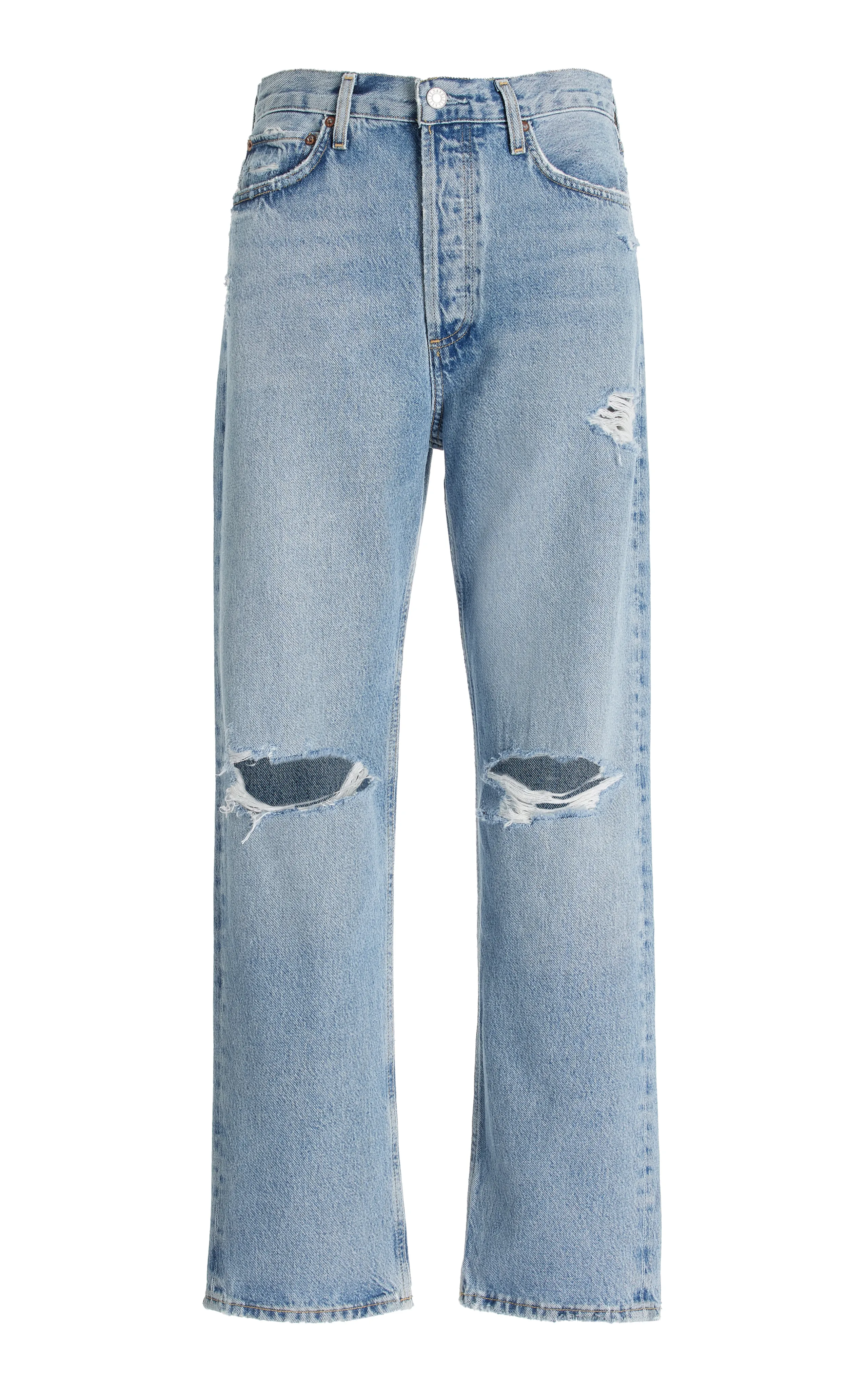 Agolde 90’s Rigid High-Rise Straight-Leg Jeans