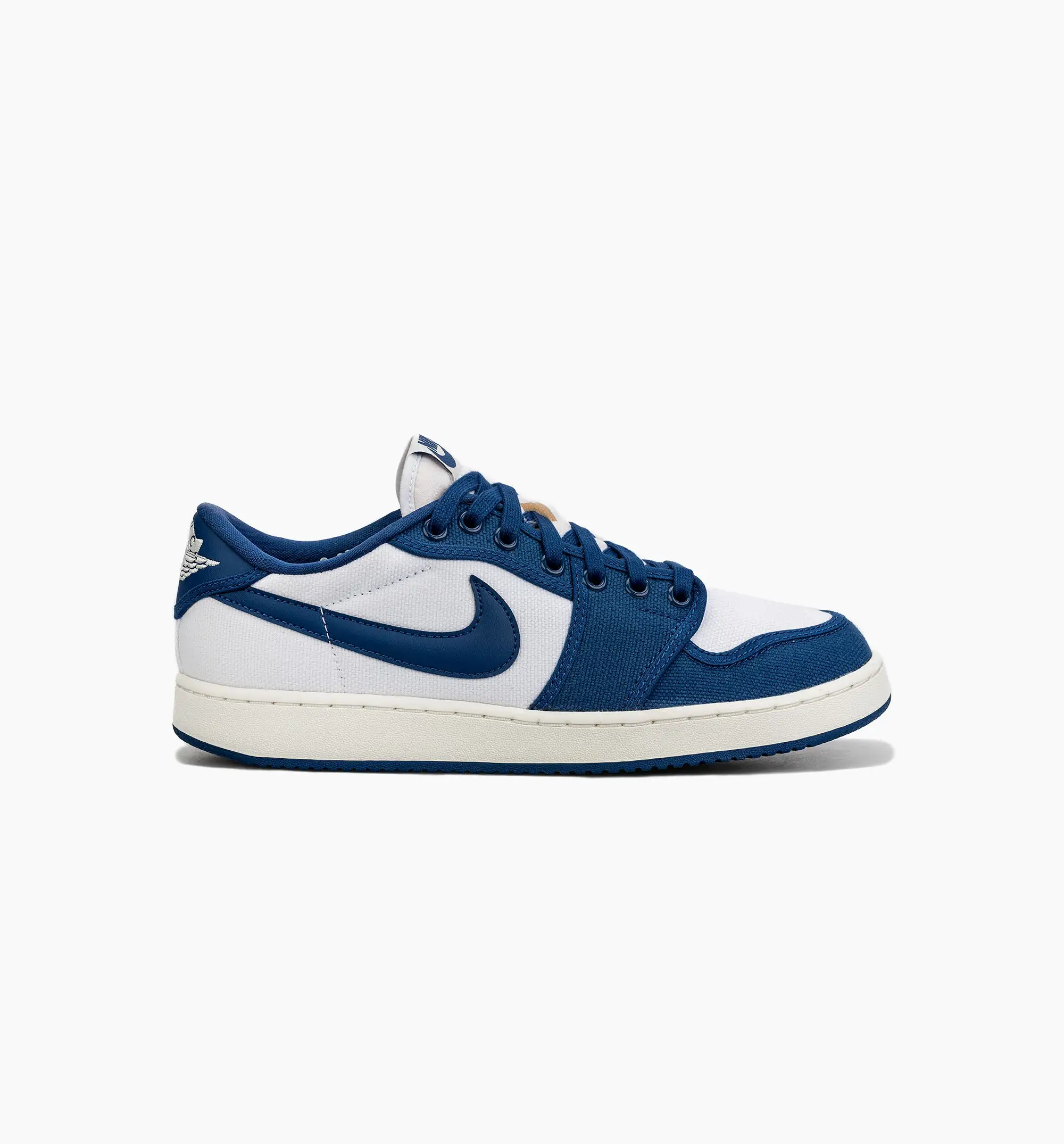 Air Jordan 1 KO Low Dark Royal Blue Mens Lifestyle Shoe - White/Blue