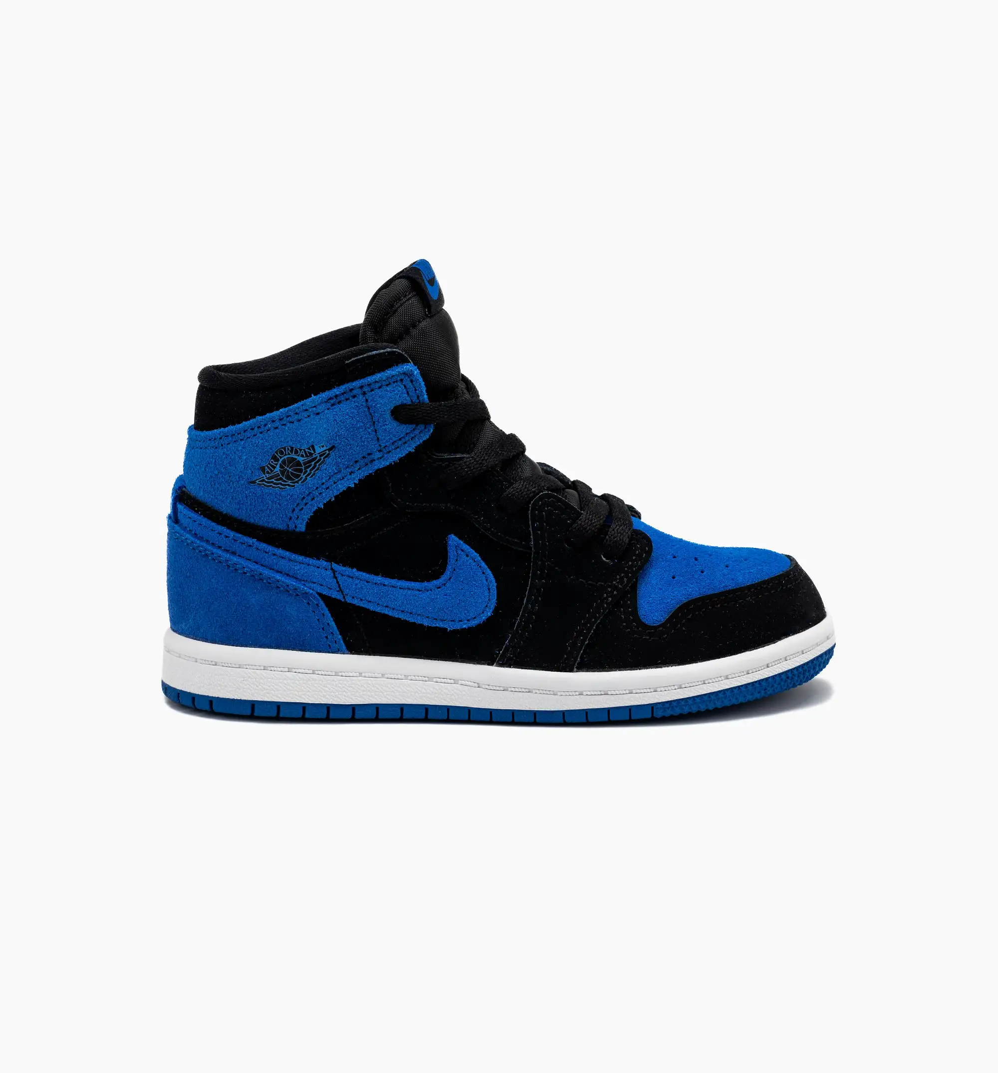 Air Jordan 1 Retro High OG Royal Reimagined Infant Toddler Lifestyle Shoe - Black/Royal Blue/White Free Shipping