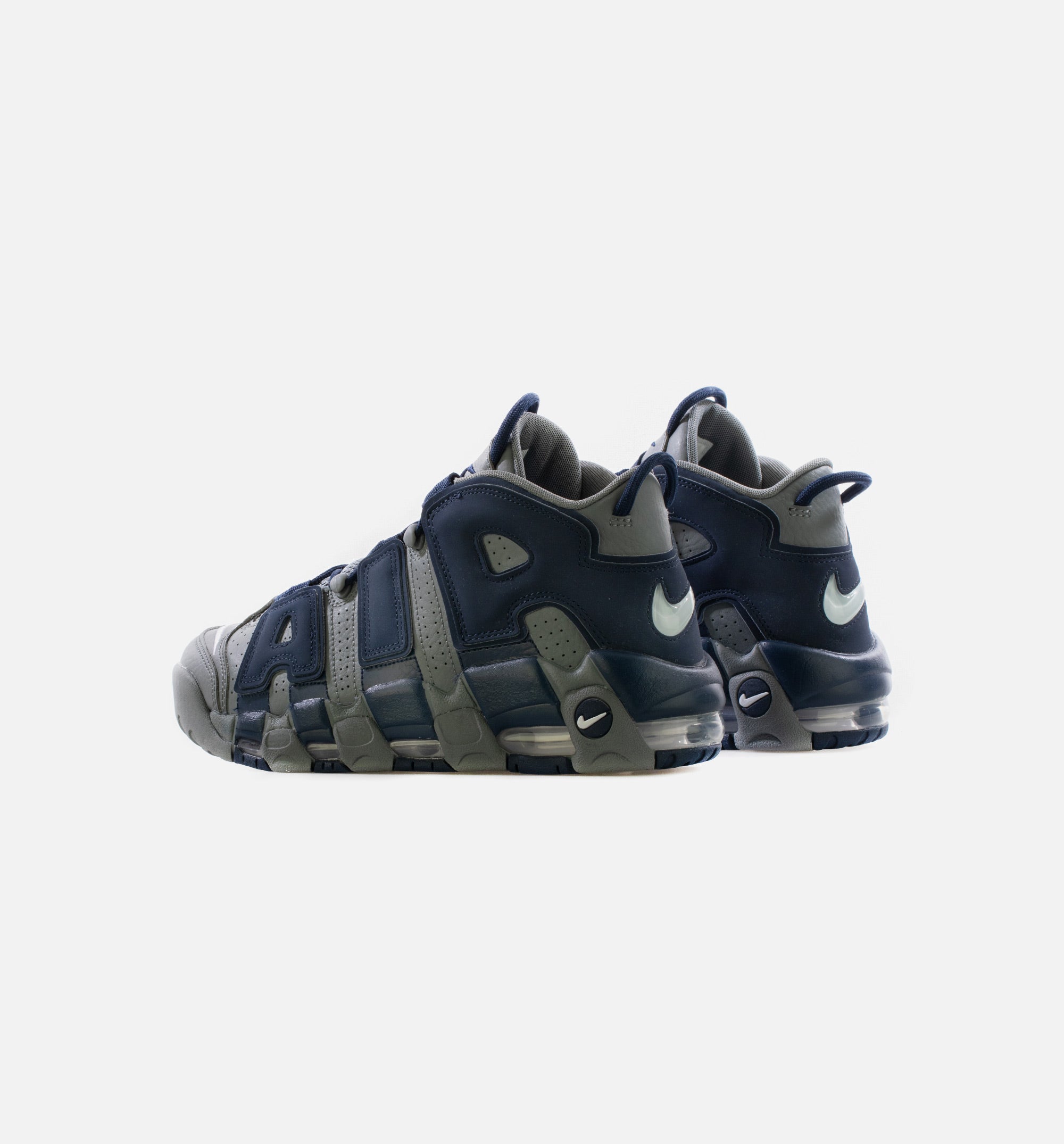 Air More Uptempo 96 Mens Basketball Shoe - Cool Grey/White/Midnight Navy