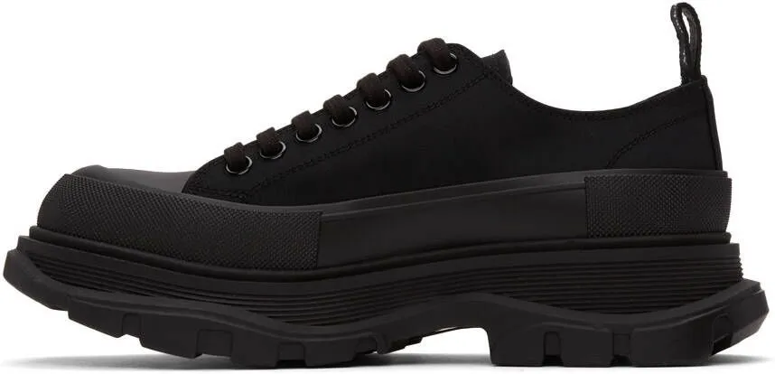 Alexander McQueen Black Tread Slick Low Sneakers