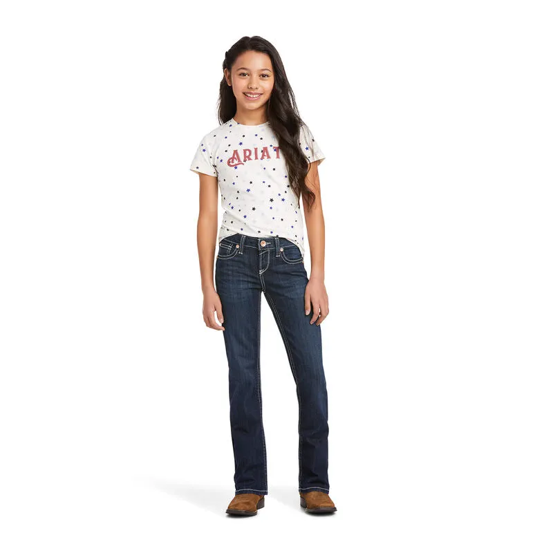 Ariat Girls R.E.A.L. Stretch Ella Boot Cut Jean (Naomi) - CLEARANCE