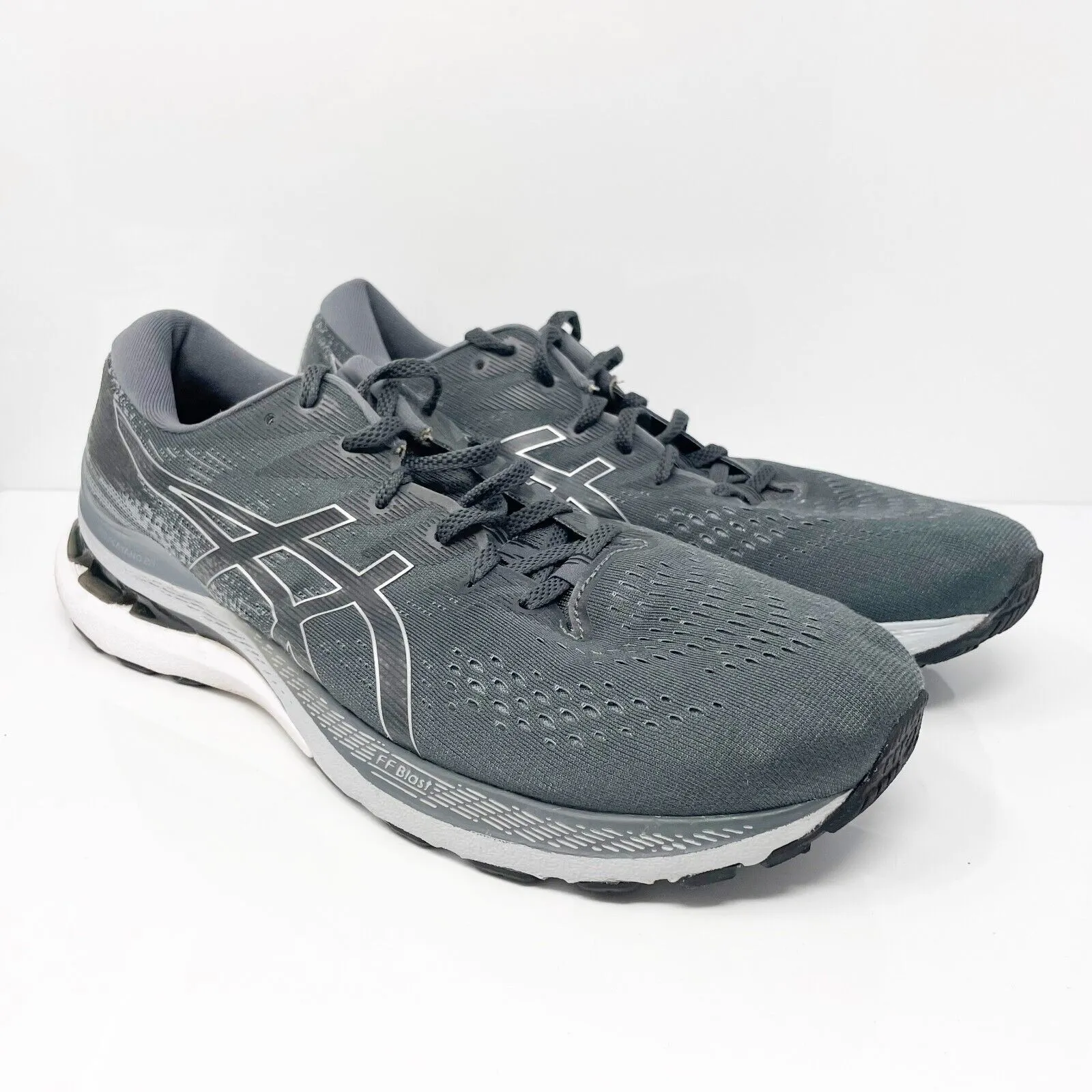 Asics Mens Gel Kayano 28 1011B189 Gray Running Shoes Sneakers Size 12