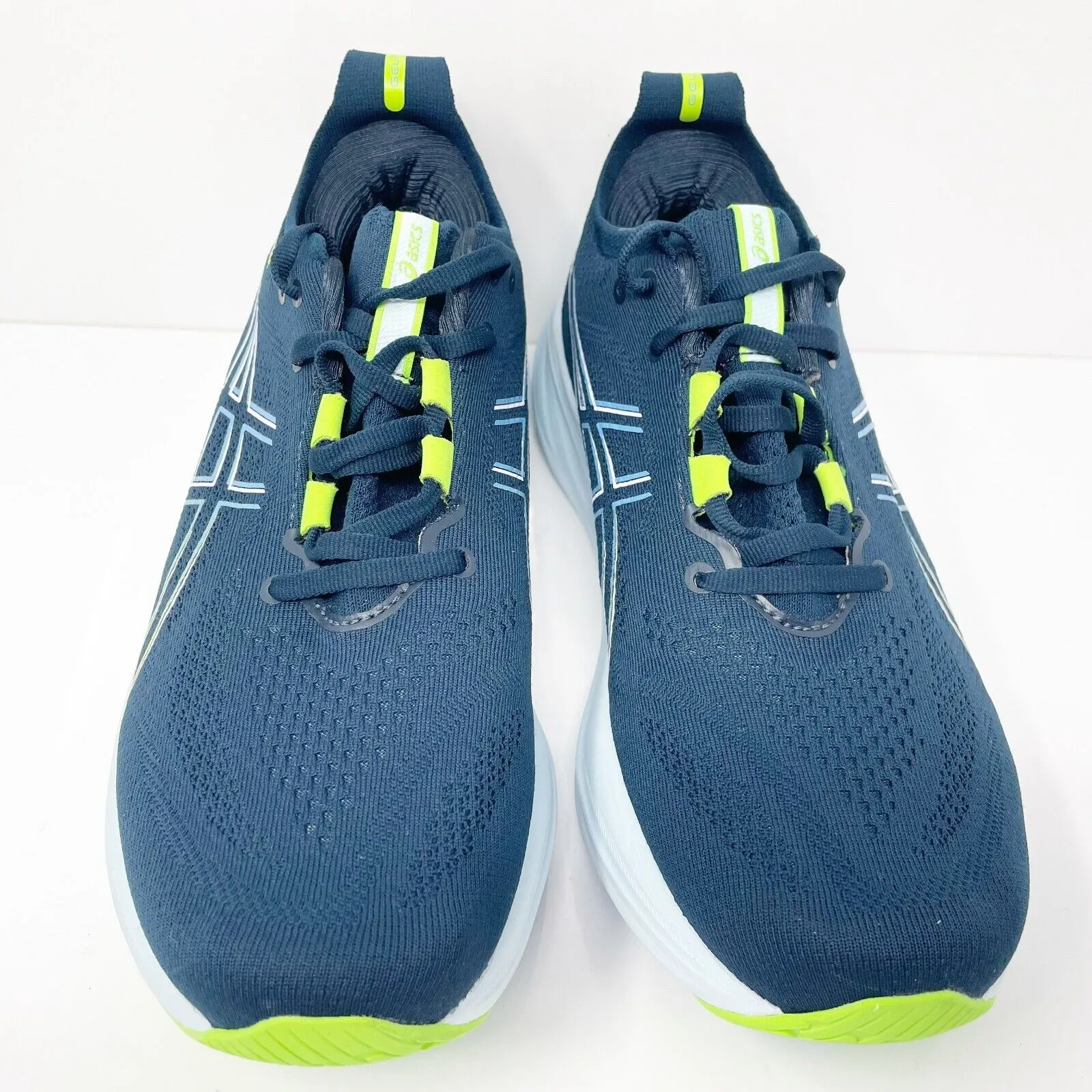 Asics Mens Gel Nimbus 26 1011B795 Blue Running Shoes Sneakers Size 9 W