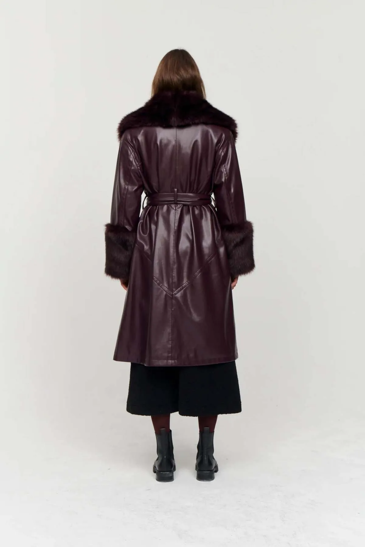 Bailey Coat - Burgundy