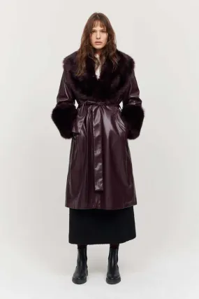 Bailey Coat - Burgundy