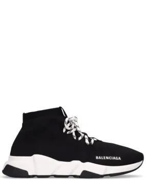 Balenciaga   30mm Speed knit lace-up sneakers 