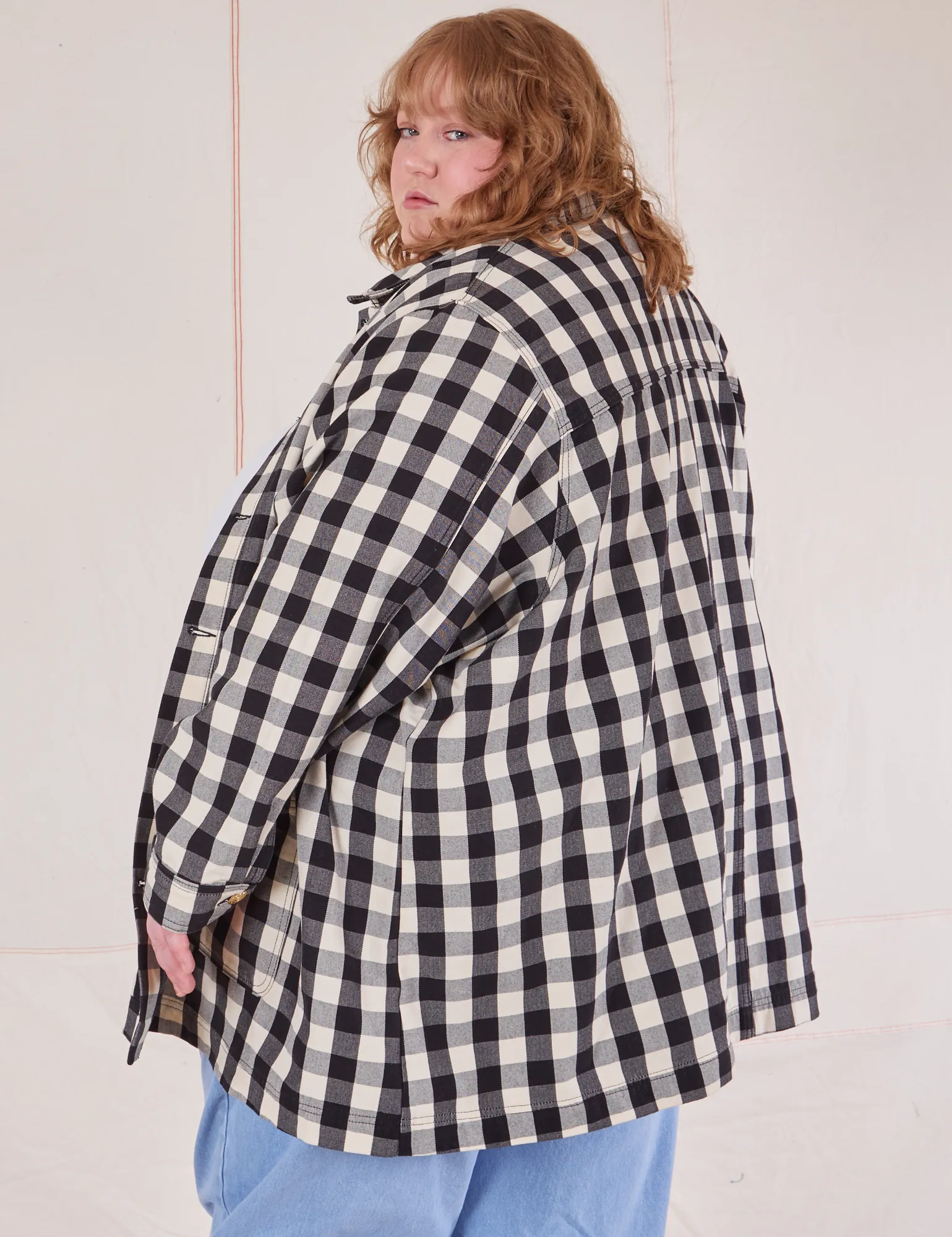 Big Gingham Field Coat *FINAL SALE*