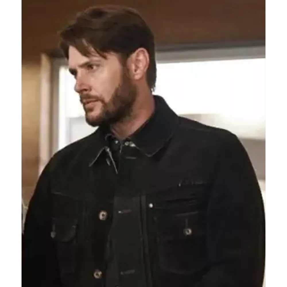 Big Sky S03 Jensen Ackles Black Suede Jacket