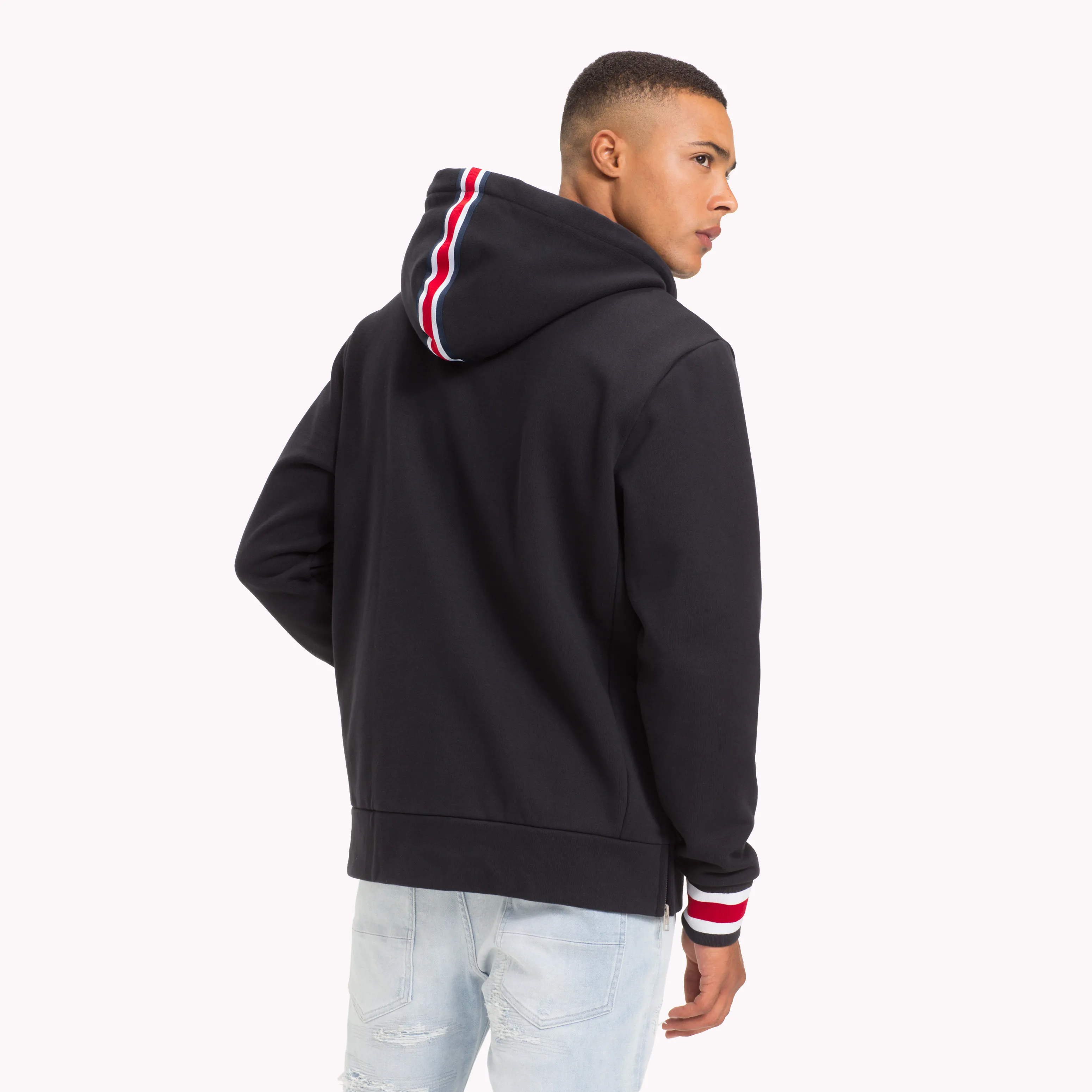 Black Lewis Hamilton Monogram Hoodie | Sweatshirts & Hoodies | Tommy Hilfiger