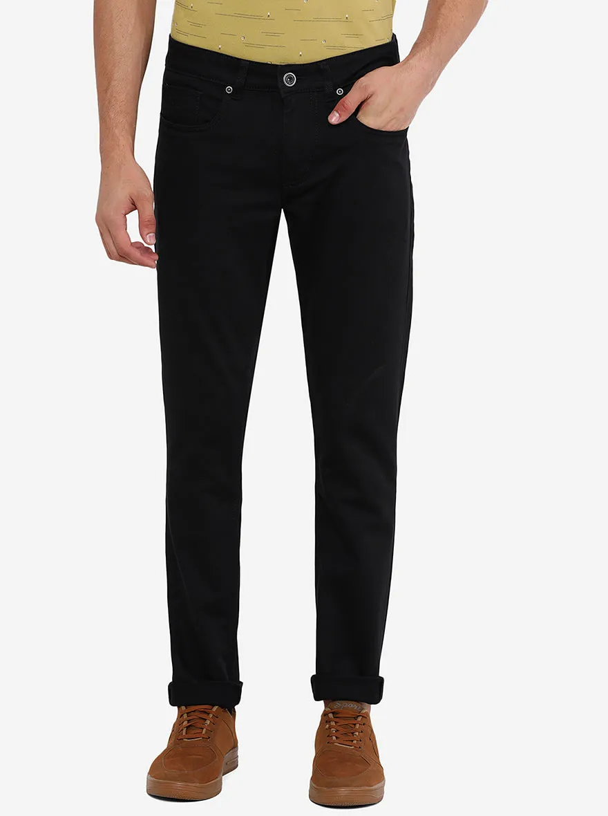 Black Washed Slim Fit Jeans | JadeBlue