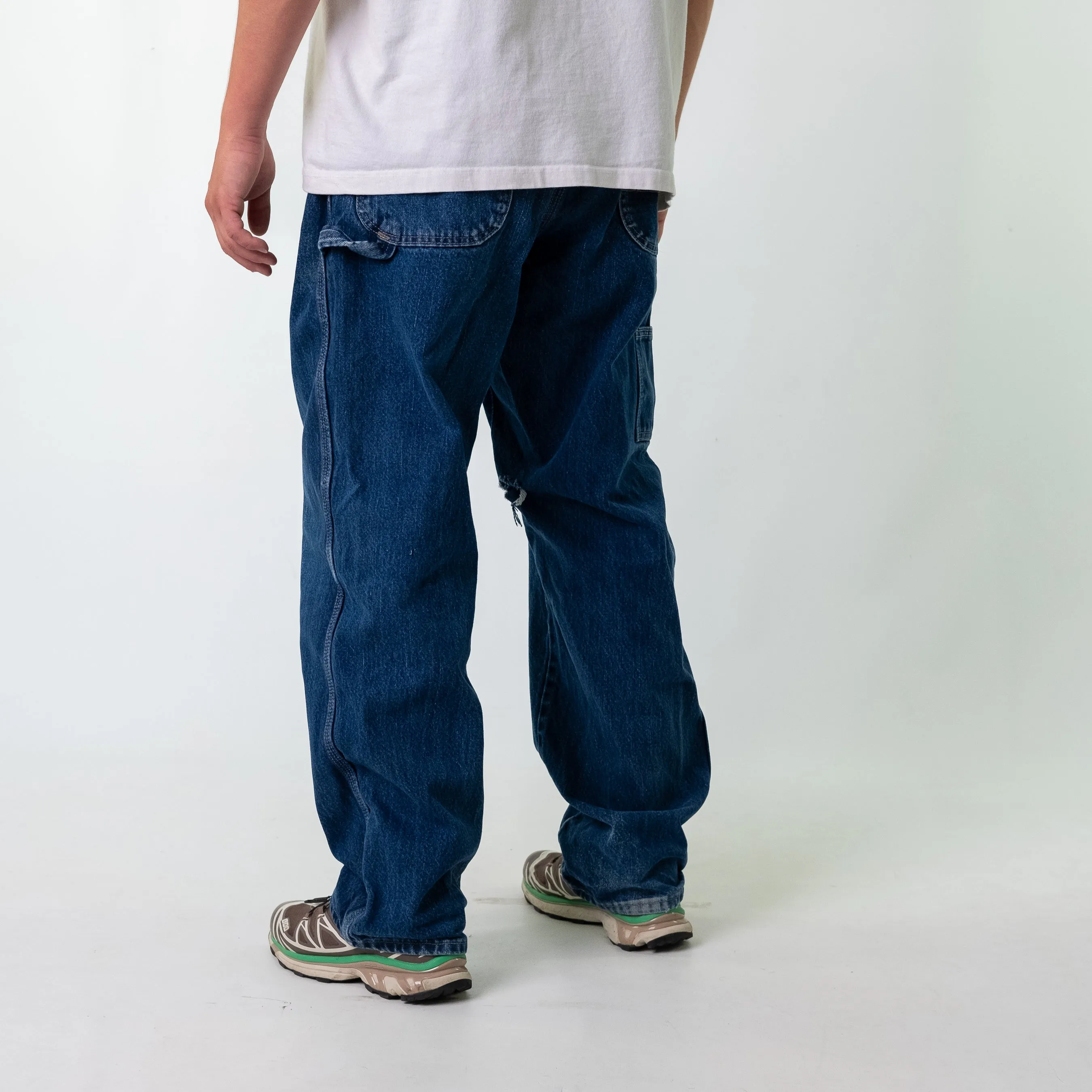 Blue 90s Dickies Denim Carpenter Jeans Baggy Pants (36x34)