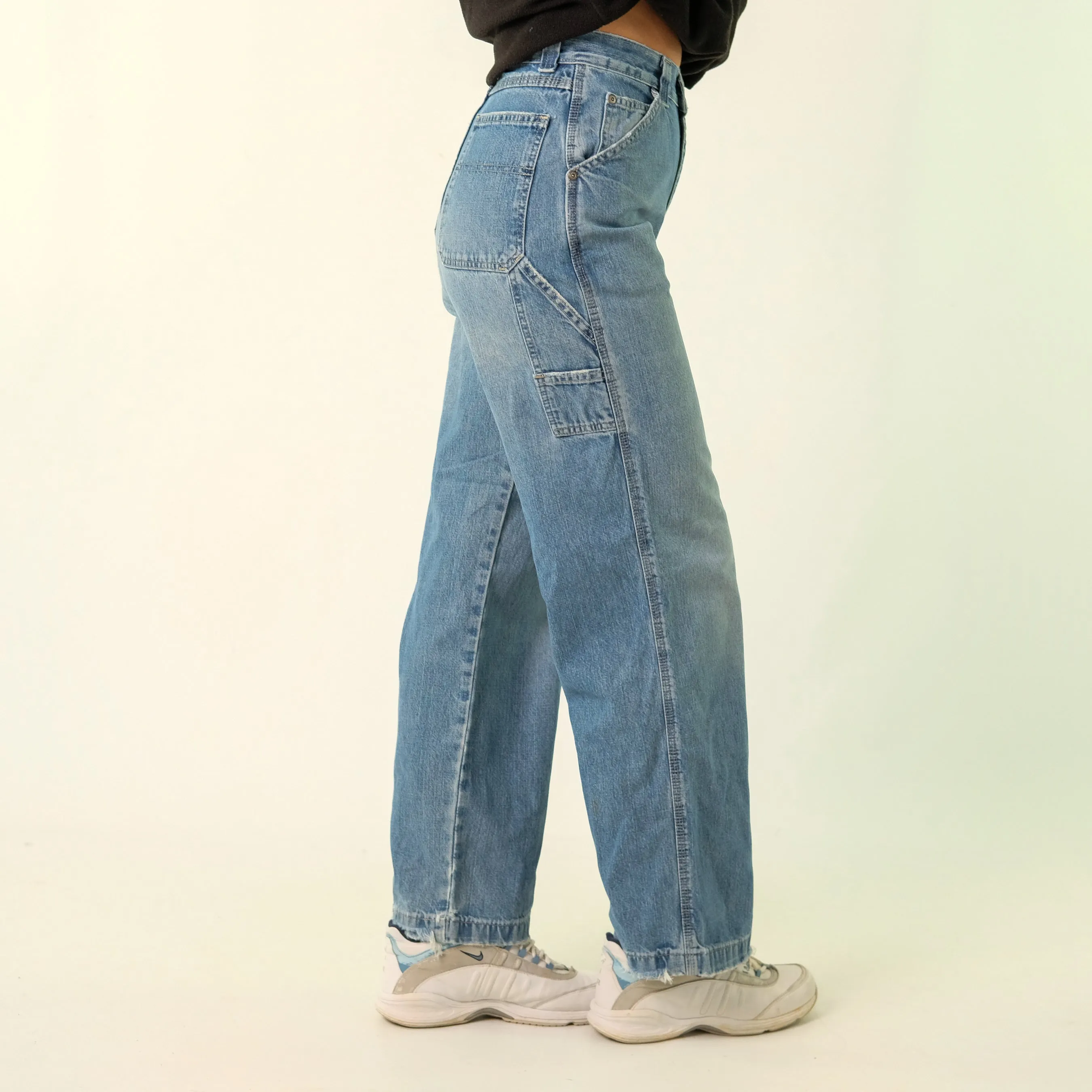 Blue y2ks Arizona Jeans Denim Carpenter Baggy Jeans Pants (26x30)