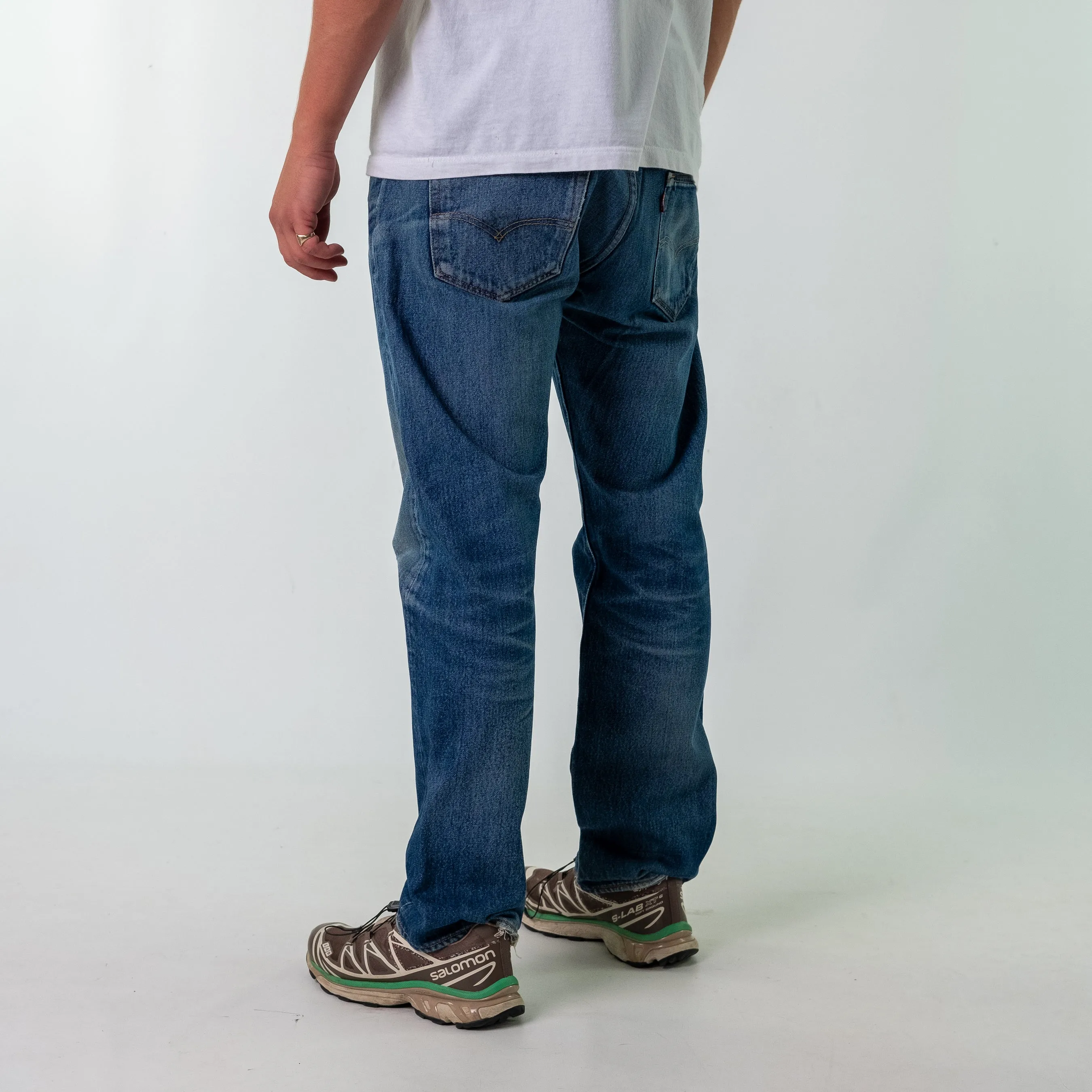 Blue y2ks Levi's Denim Jeans Baggy Pants (34x30)