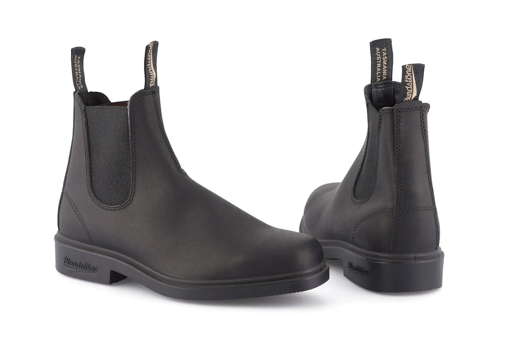 Blundstone #063 Voltan Black Chelsea Boot with Cream