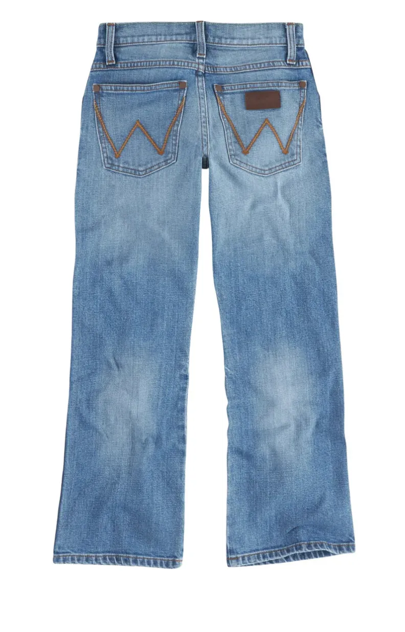 BOYS WRANGLER RELAXED BOOT CUT JEANS 112323584