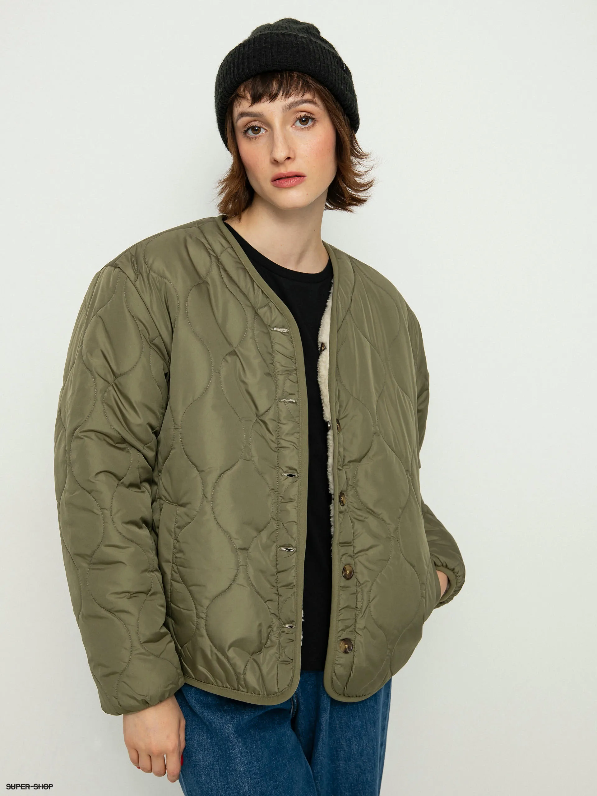 Brixton Sherpa Reversible Padded Jacket Wmn (military olive)