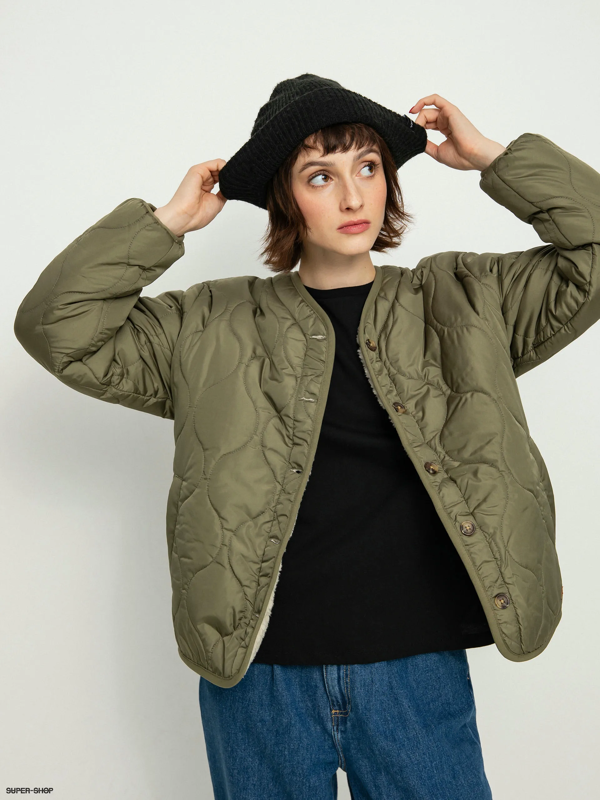 Brixton Sherpa Reversible Padded Jacket Wmn (military olive)