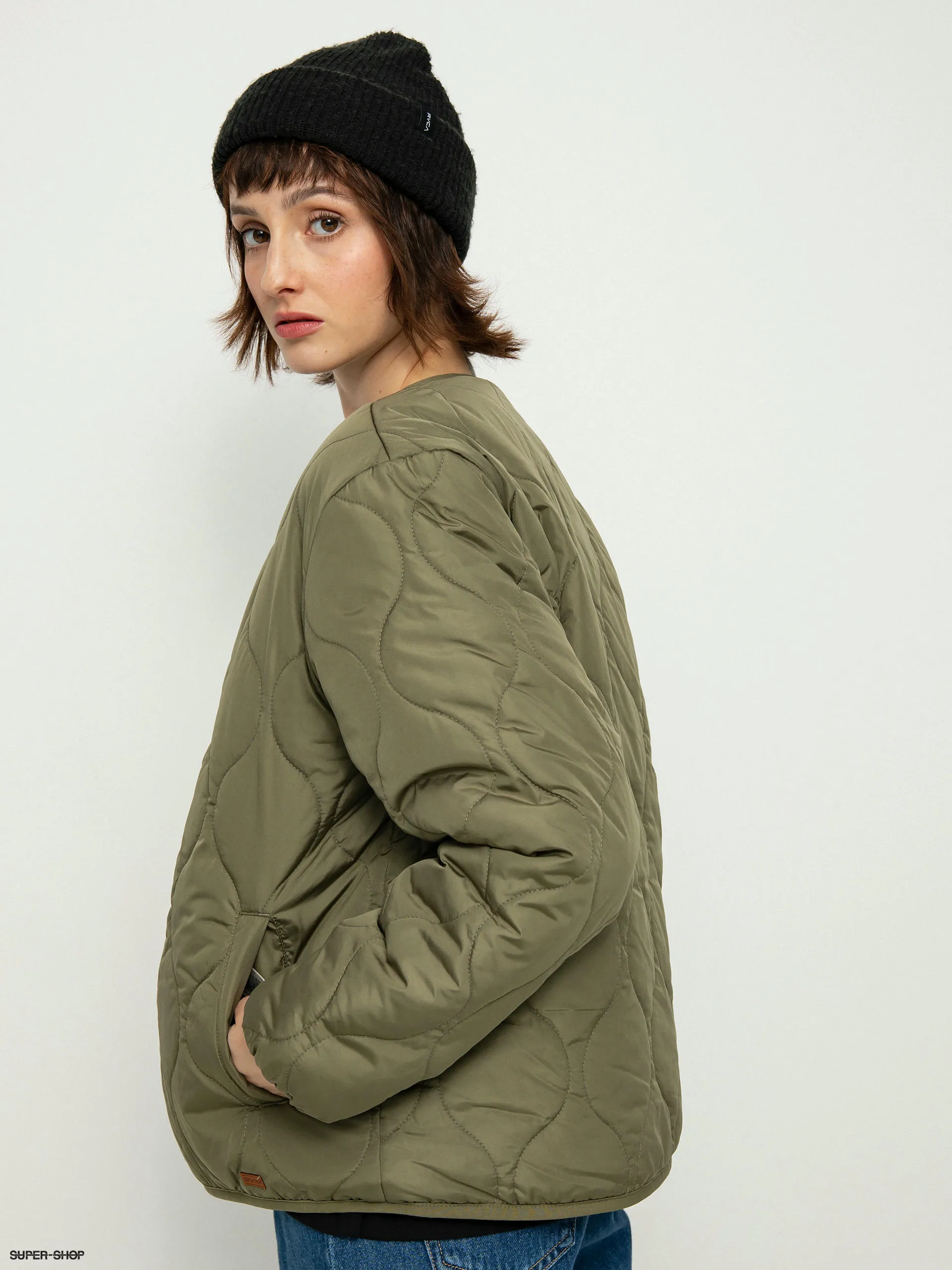 Brixton Sherpa Reversible Padded Jacket Wmn (military olive)