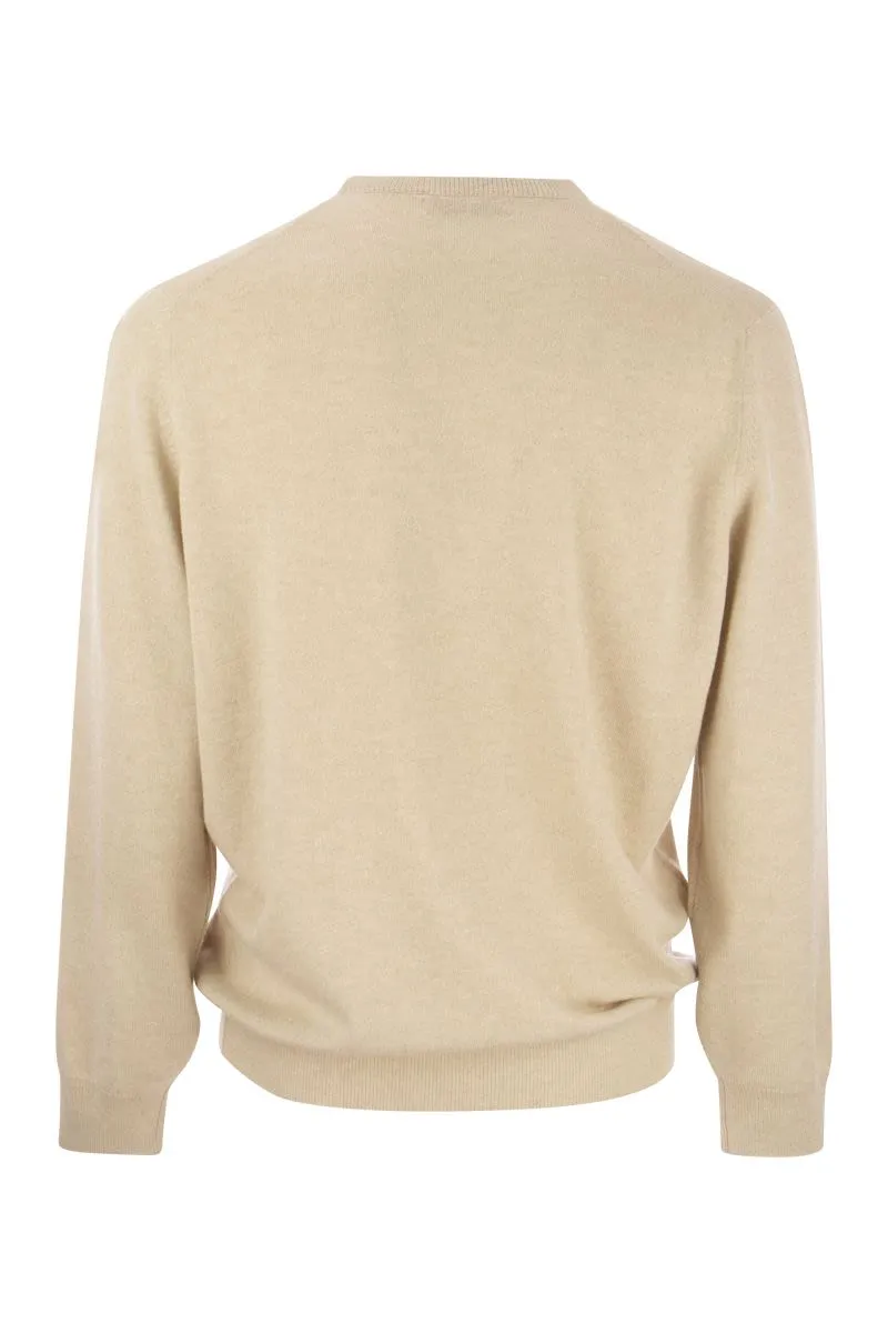 BRUNELLO CUCINELLI Cashmere V-Neck Sweater for Men