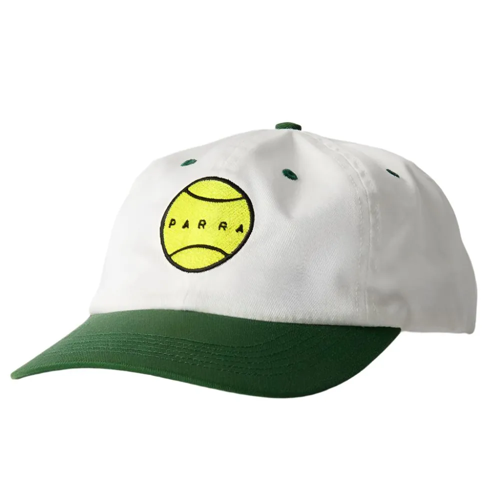 BY PARRA BALLED 6 PANEL HAT // WHITE