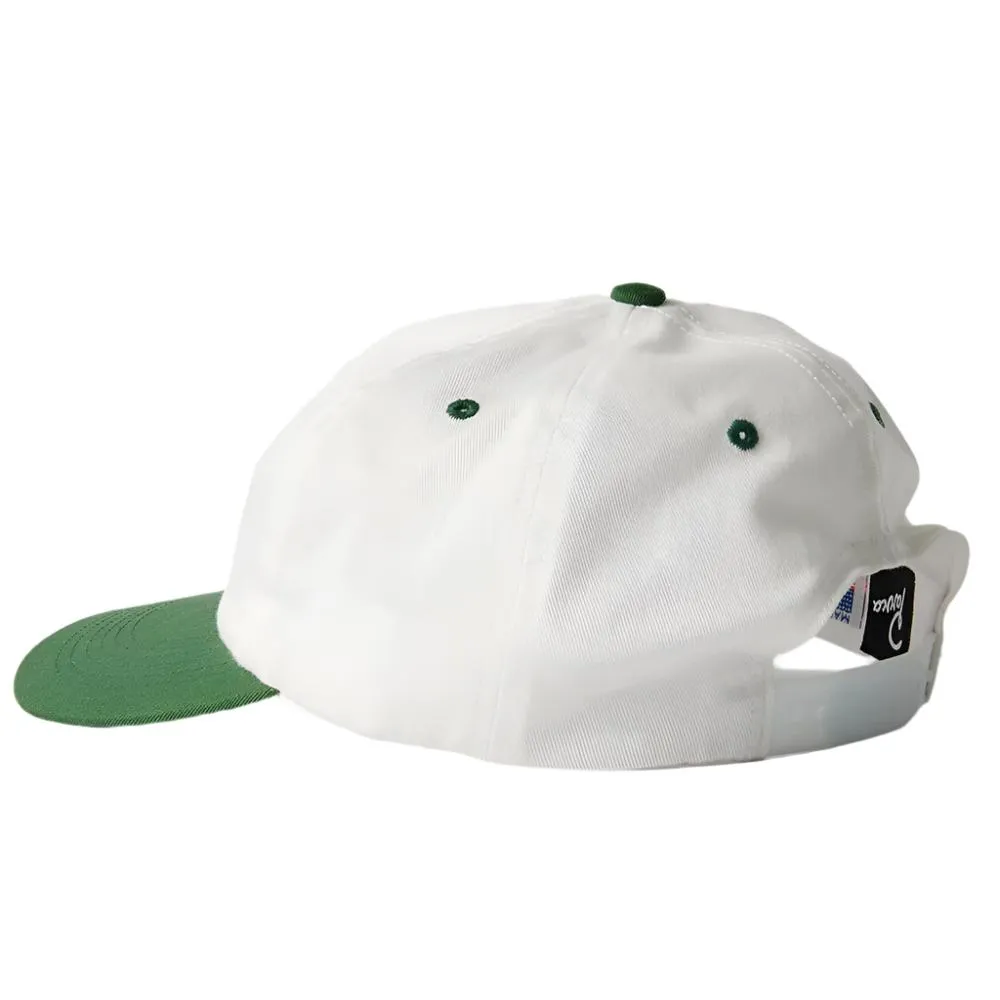 BY PARRA BALLED 6 PANEL HAT // WHITE