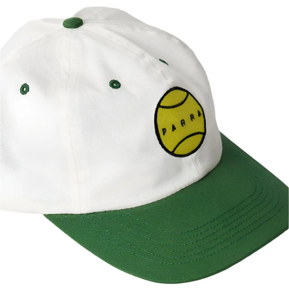 BY PARRA BALLED 6 PANEL HAT // WHITE