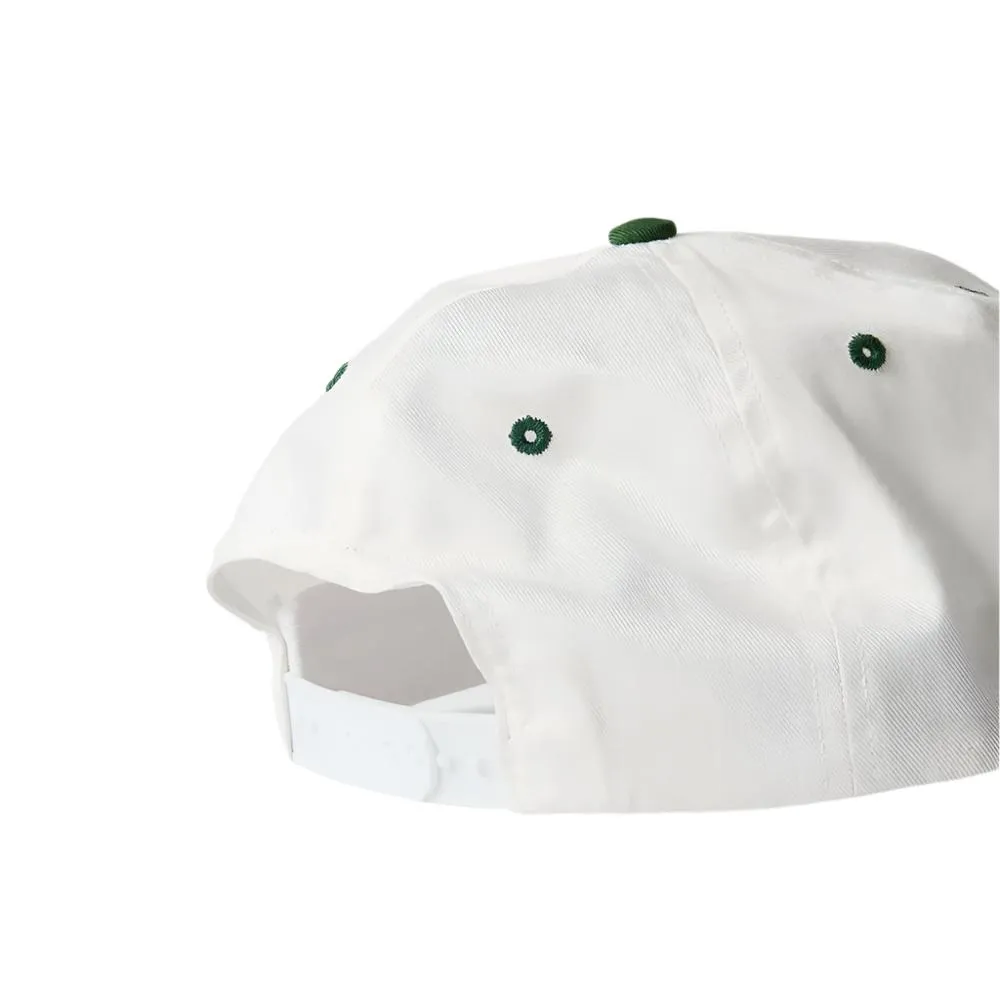 BY PARRA BALLED 6 PANEL HAT // WHITE