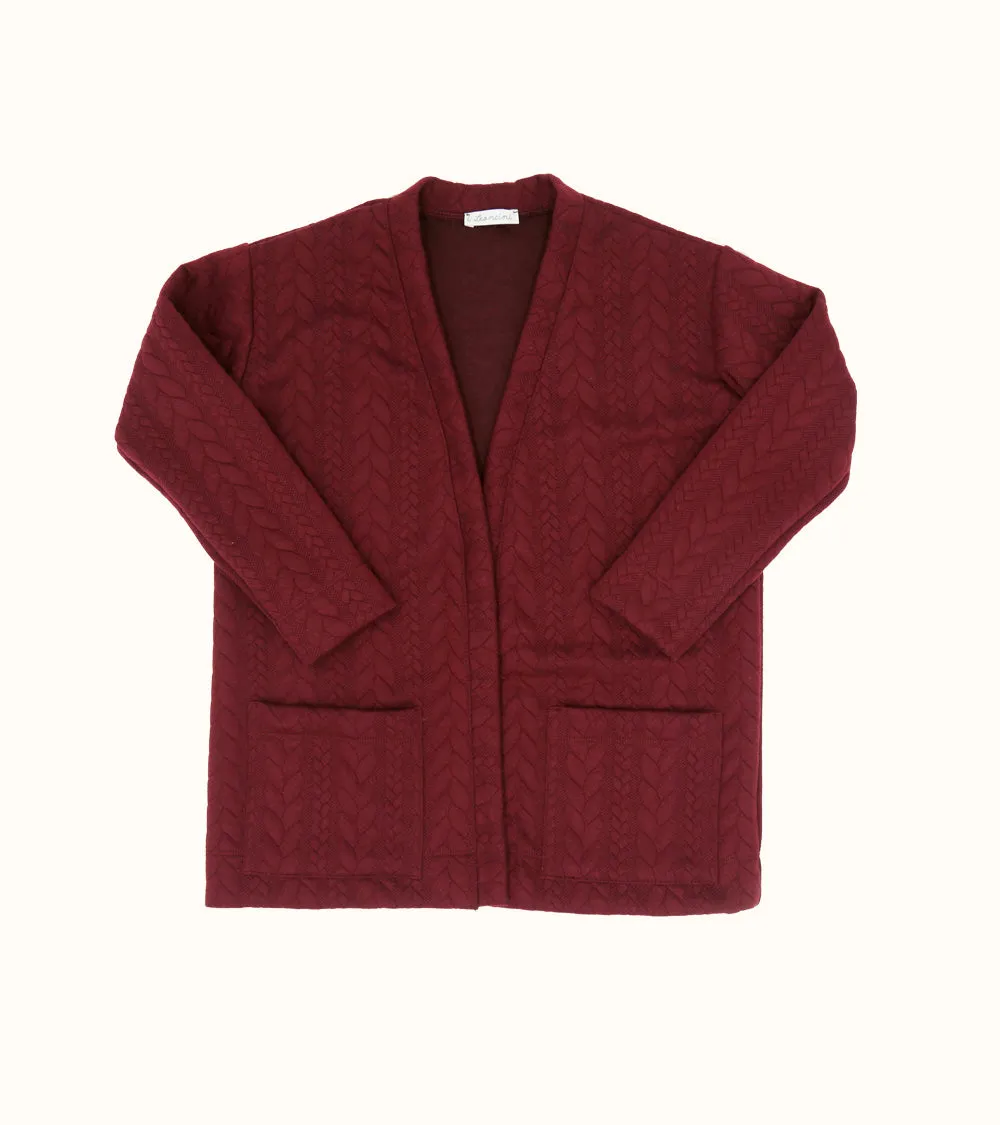 Cardigan ELENA Bordeaux