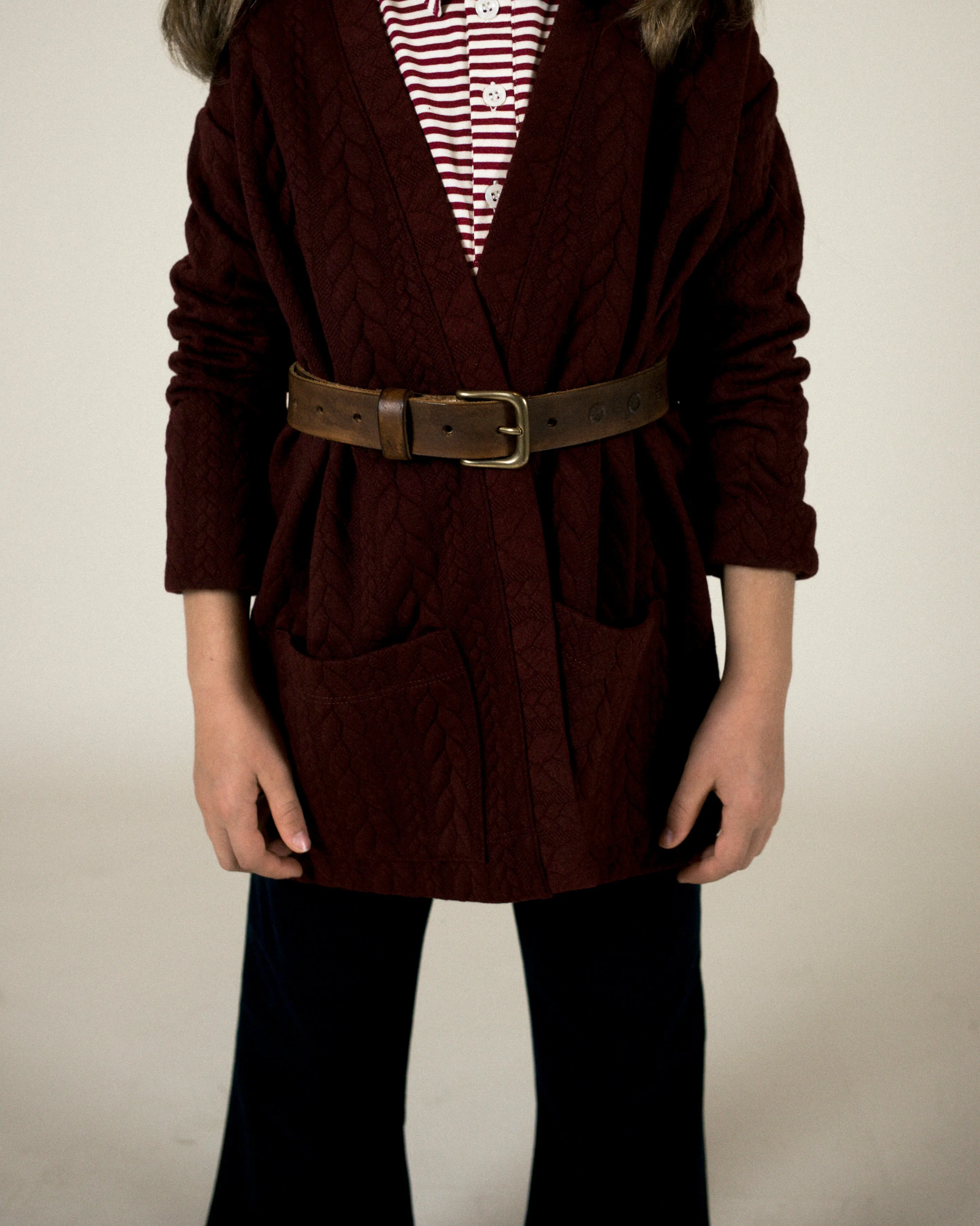 Cardigan ELENA Bordeaux