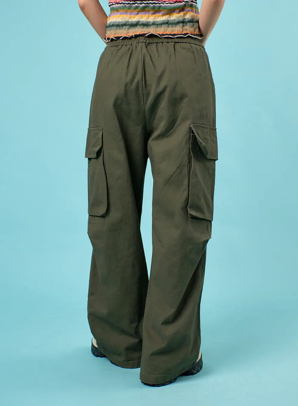 Cargo Wide-Leg Pants IJ430