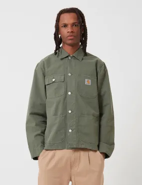 Carhartt-WIP Michigan Coat (Cotton Newcomb Drill) - Dollar Green