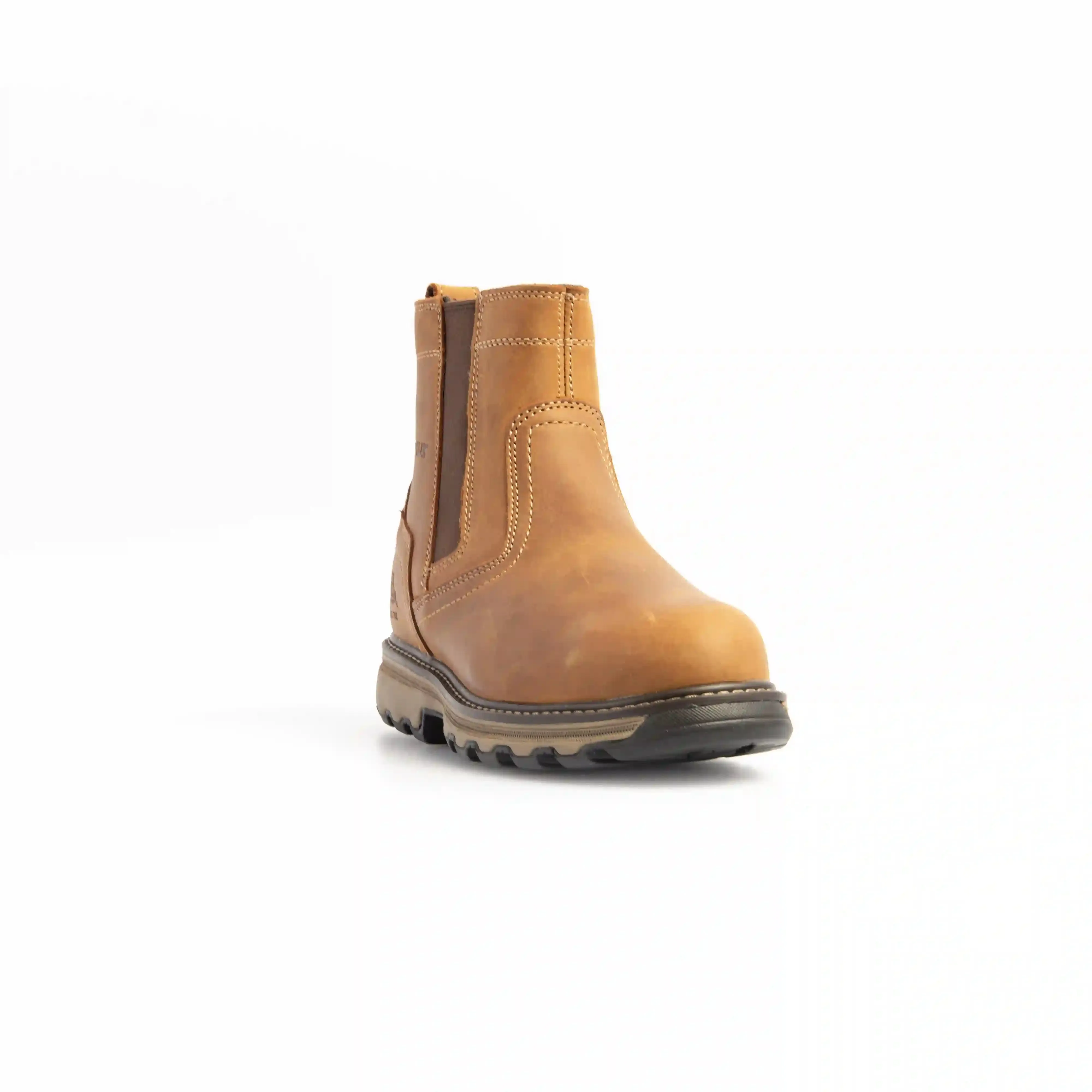 CAT 7069 S1P/SRA/HRO Pelton Dark Beige/Tan Safety Dealer Boot