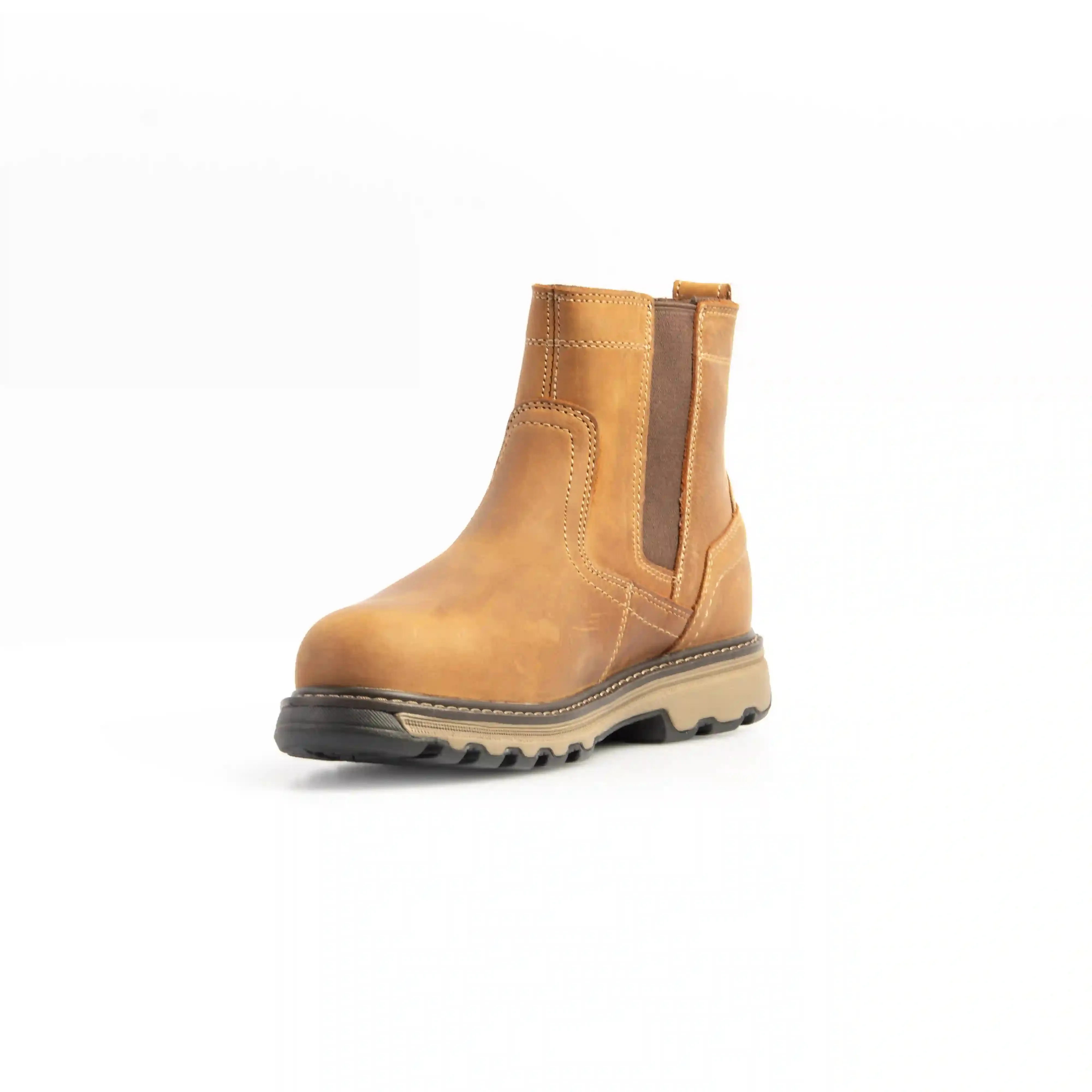 CAT 7069 S1P/SRA/HRO Pelton Dark Beige/Tan Safety Dealer Boot