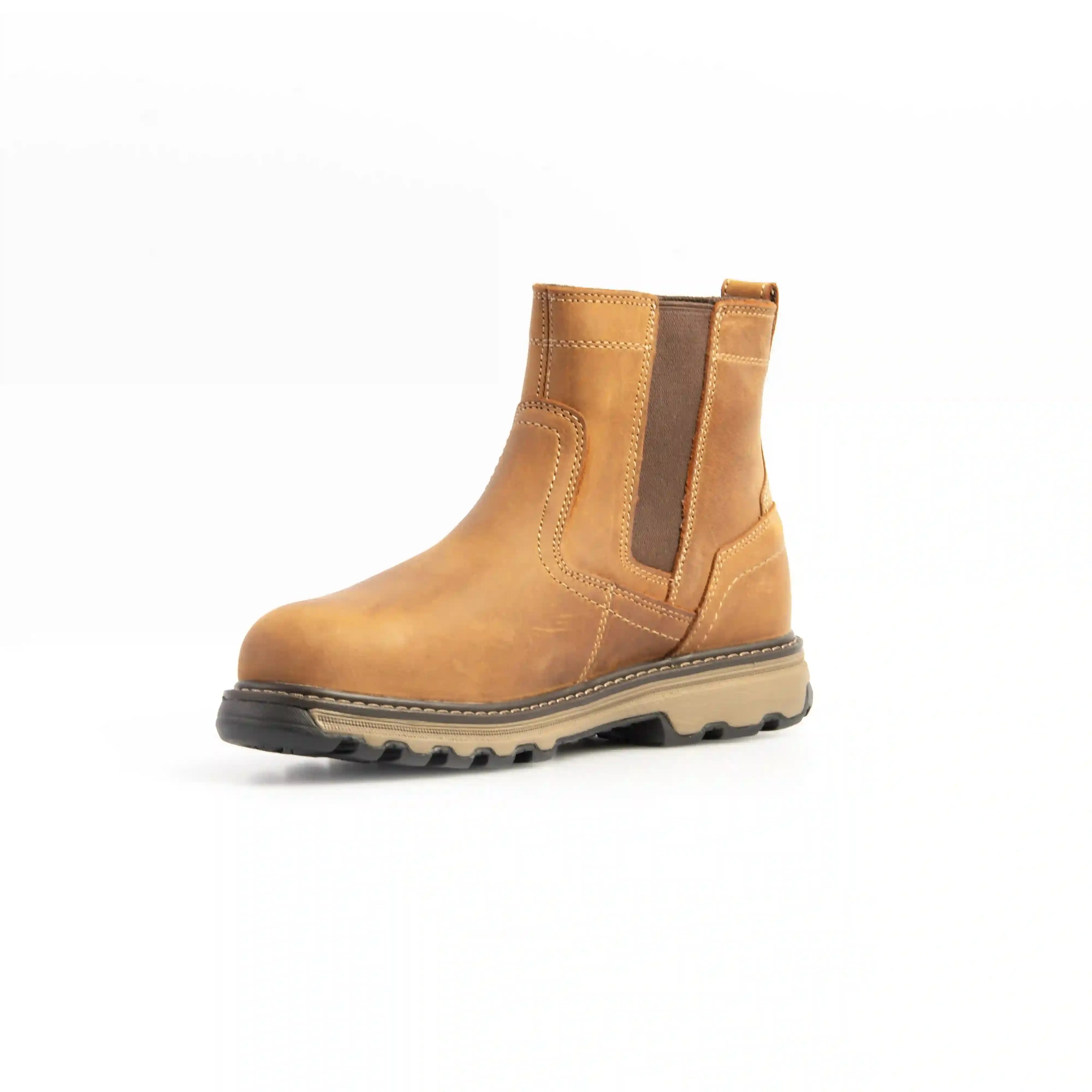 CAT 7069 S1P/SRA/HRO Pelton Dark Beige/Tan Safety Dealer Boot