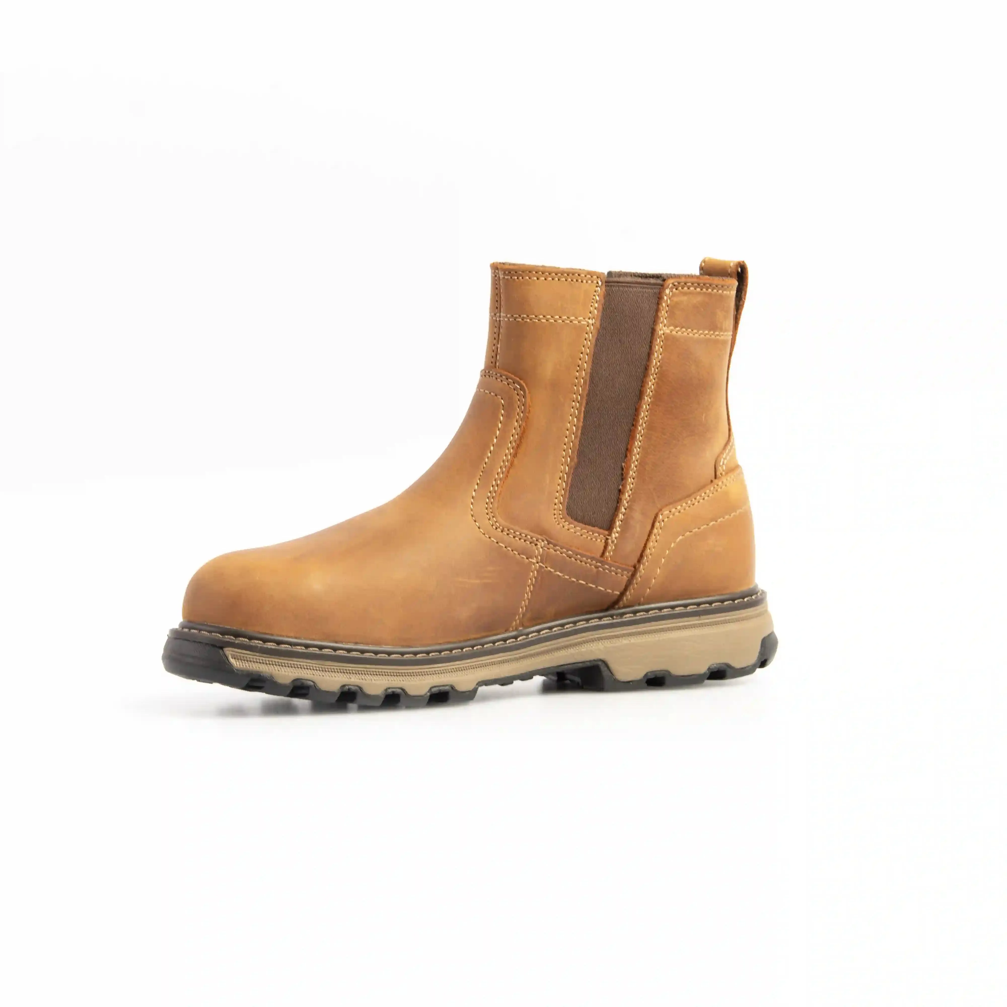 CAT 7069 S1P/SRA/HRO Pelton Dark Beige/Tan Safety Dealer Boot