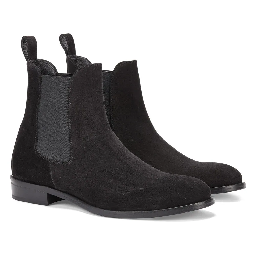 CHELSEA BOOT | BLACK SUEDE