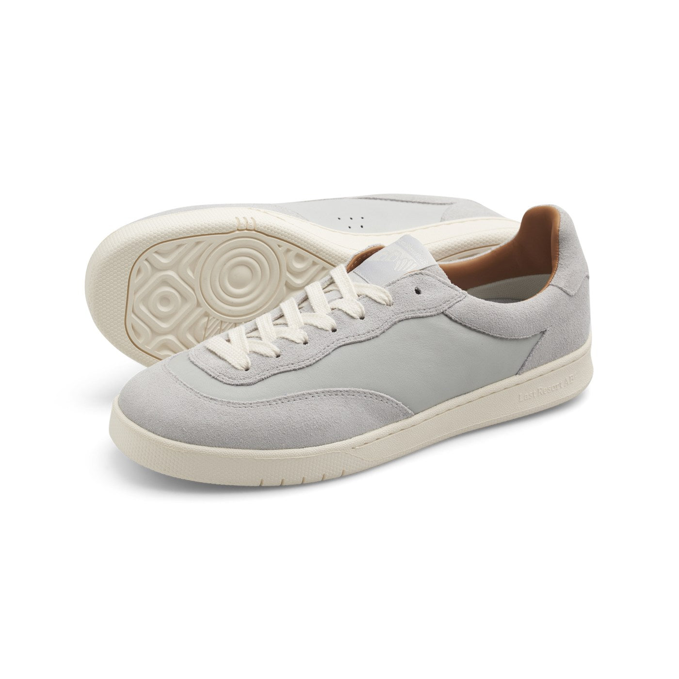 CM001-Lo Suede/Leather (Lt Grey/White)