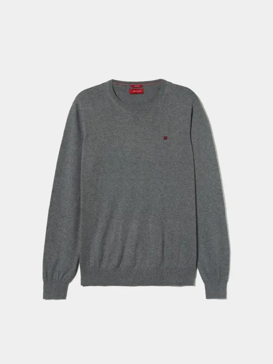 Cotton and cashmere sweater