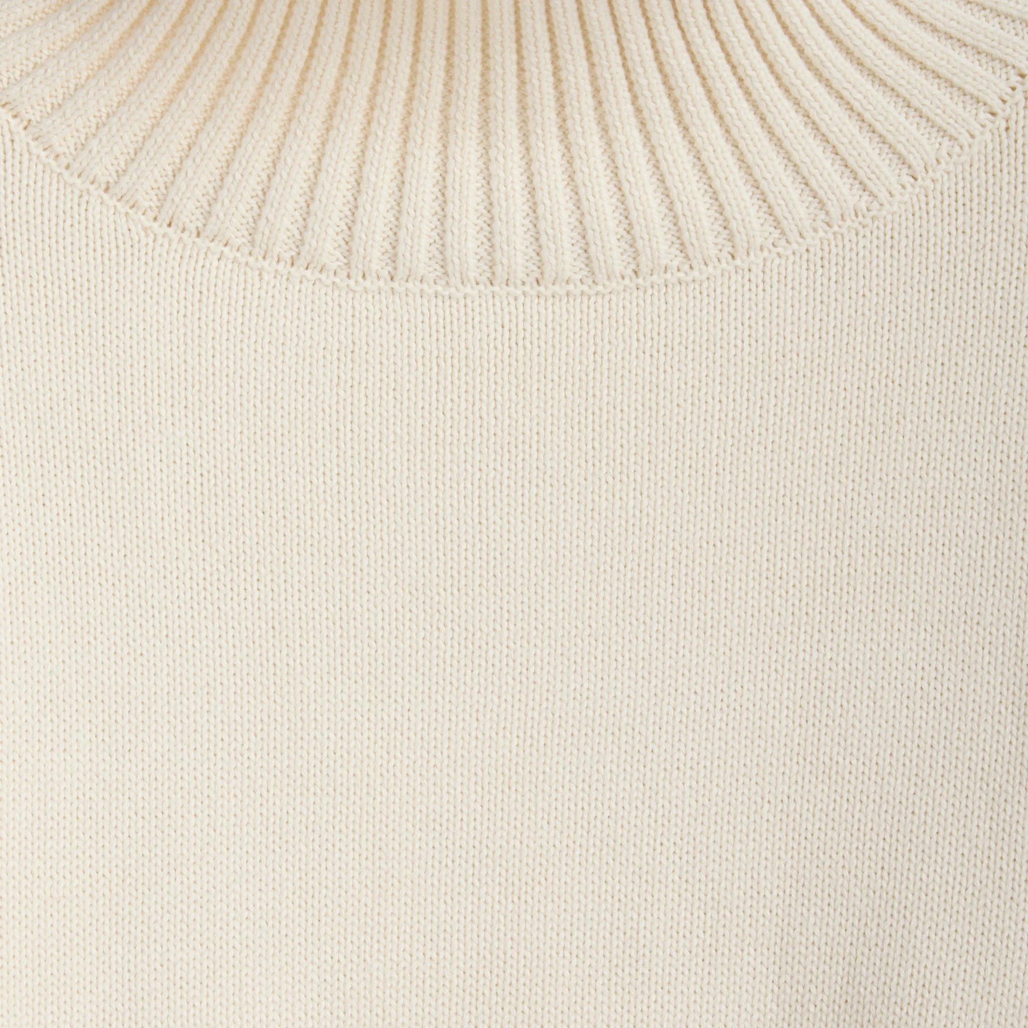 Crop Turtleneck - Ivory