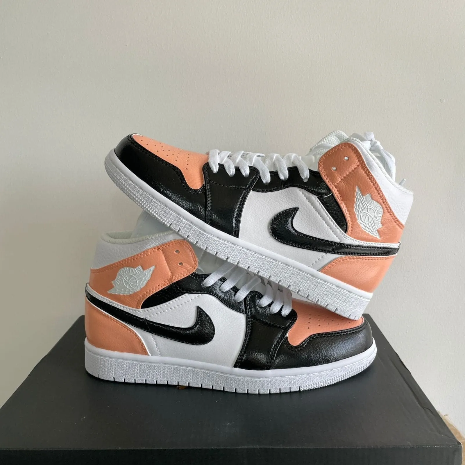 Custom Air Jordan 1 Mid Sneakers