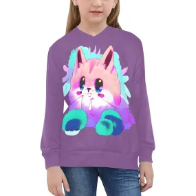 Cute Girls Anime Furry Kitten Graphic Top