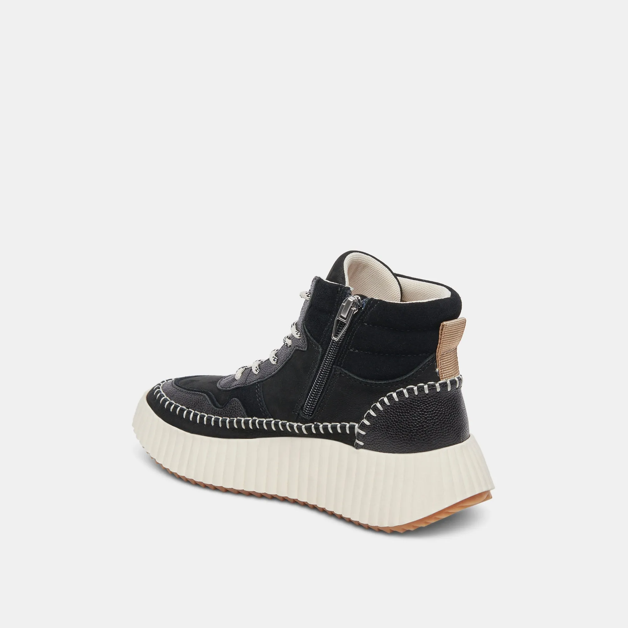 DALEY SNEAKERS BLACK MULTI SUEDE - re:vita