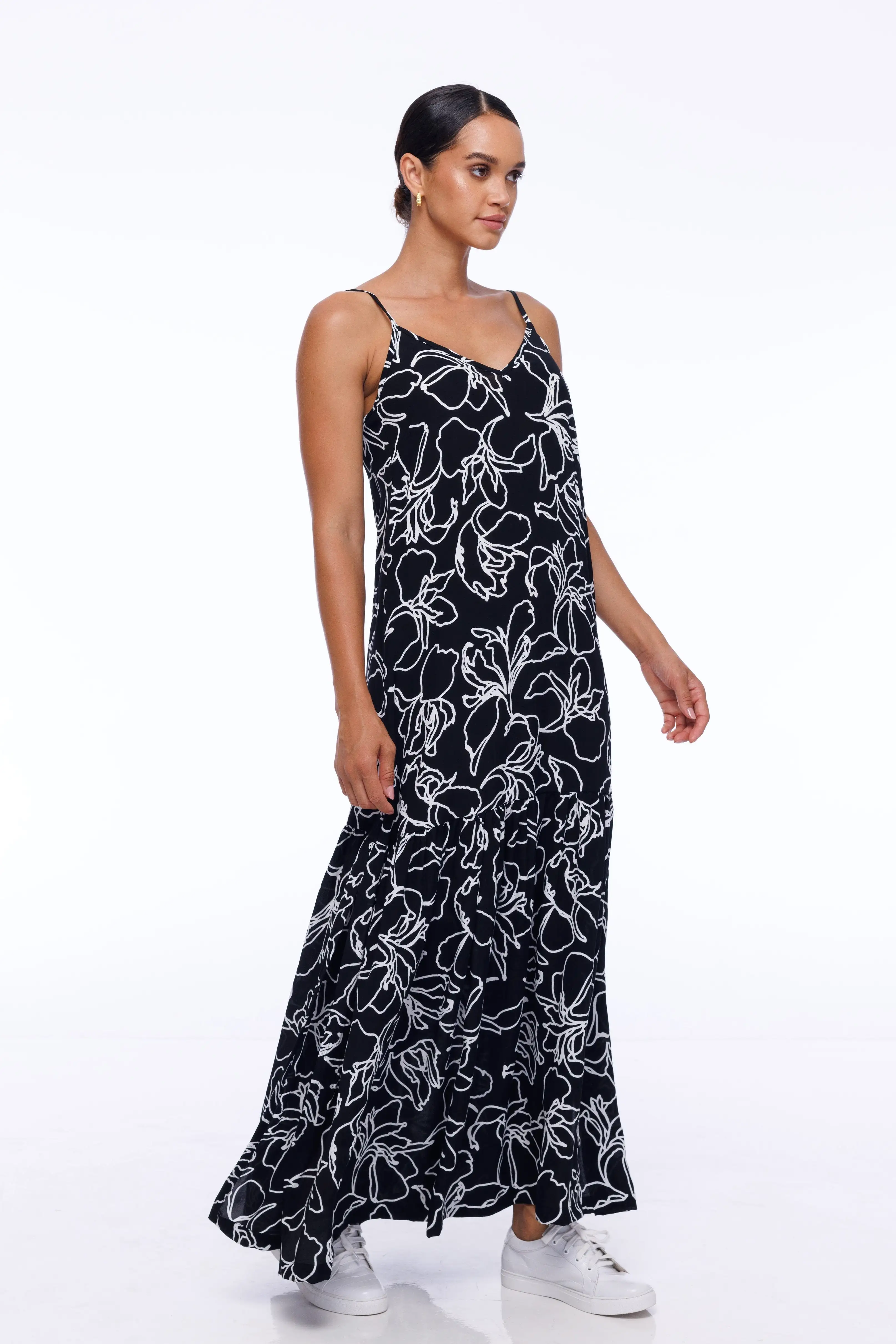 Dallas Maxi - Exclusive Black/White Print