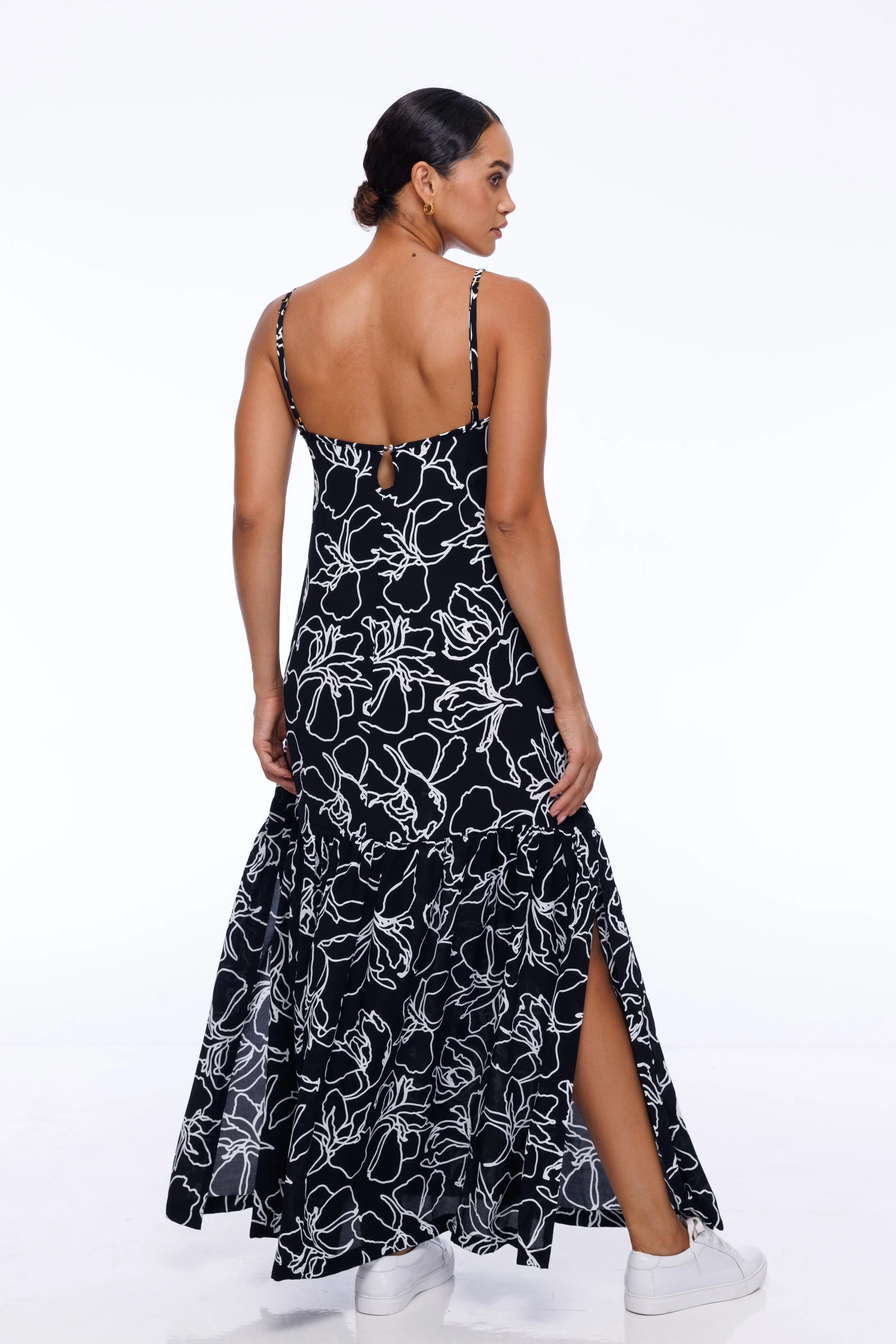 Dallas Maxi - Exclusive Black/White Print