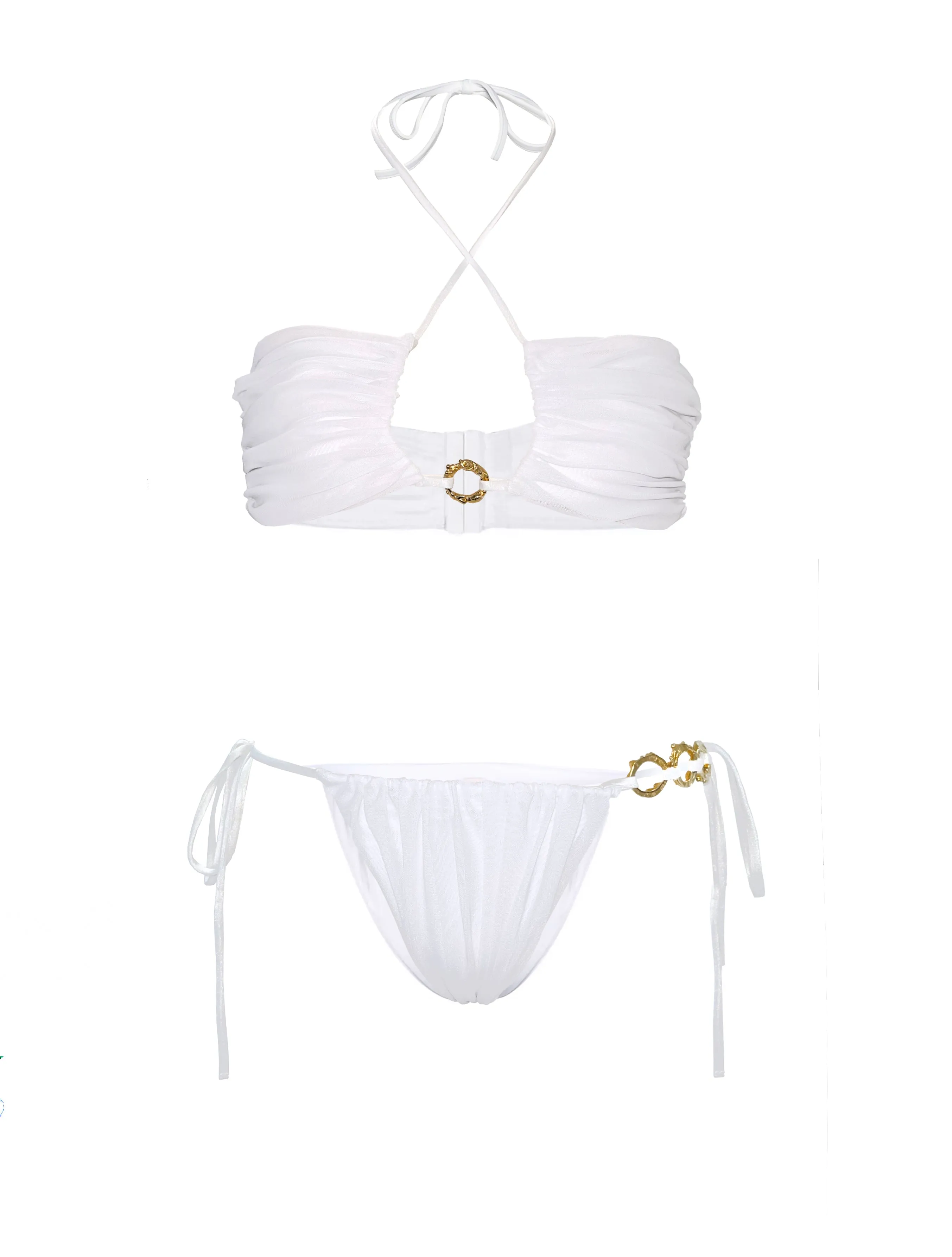 Di Petsa White Sea Nymph Bikini Set